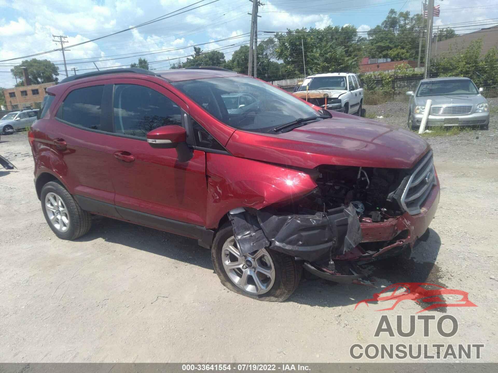 FORD ECOSPORT 2021 - MAJ6S3GL5MC400796