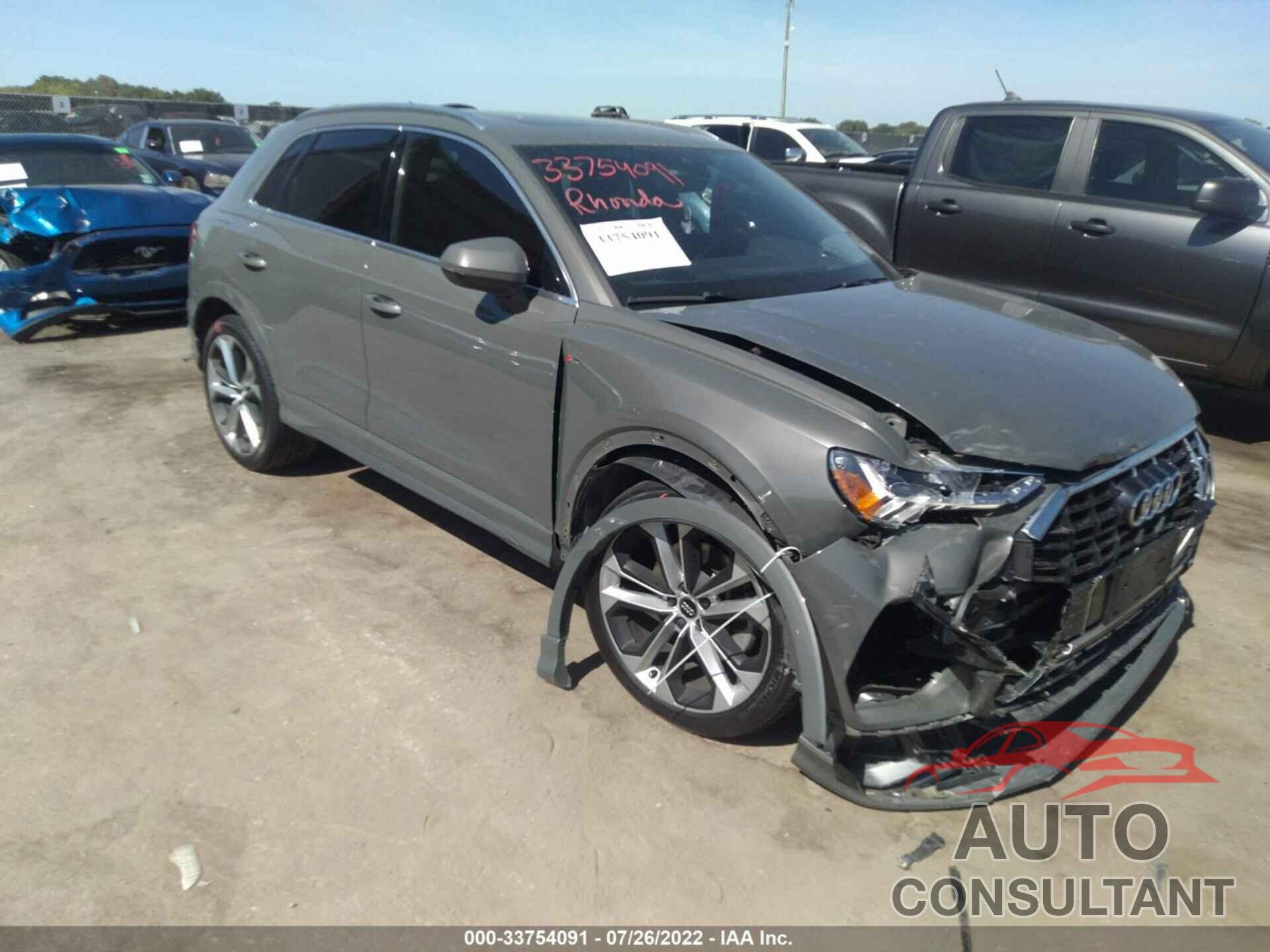 AUDI Q3 2020 - WA1FECF32L1009290