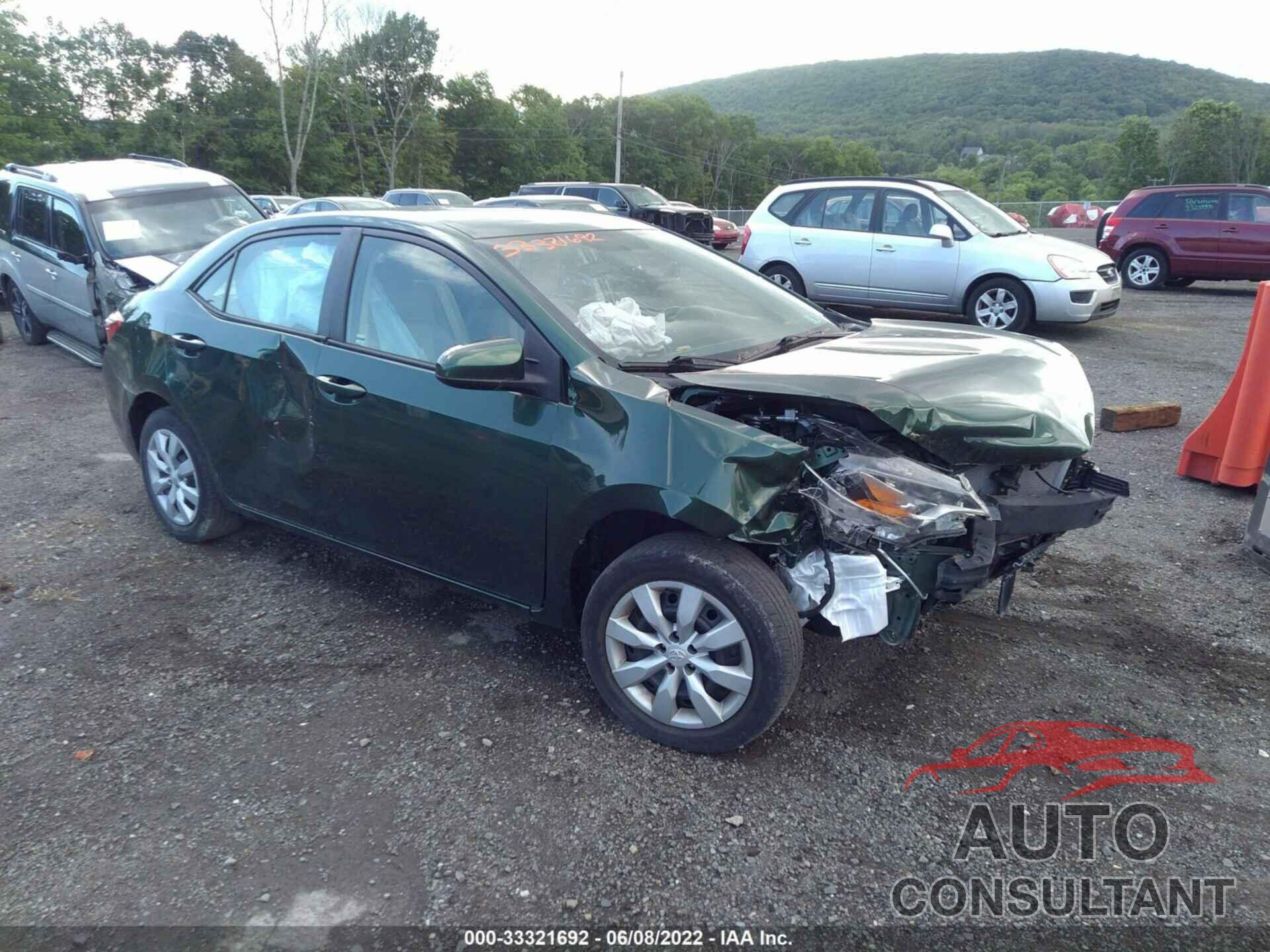 TOYOTA COROLLA 2016 - 2T1BURHE5GC660861