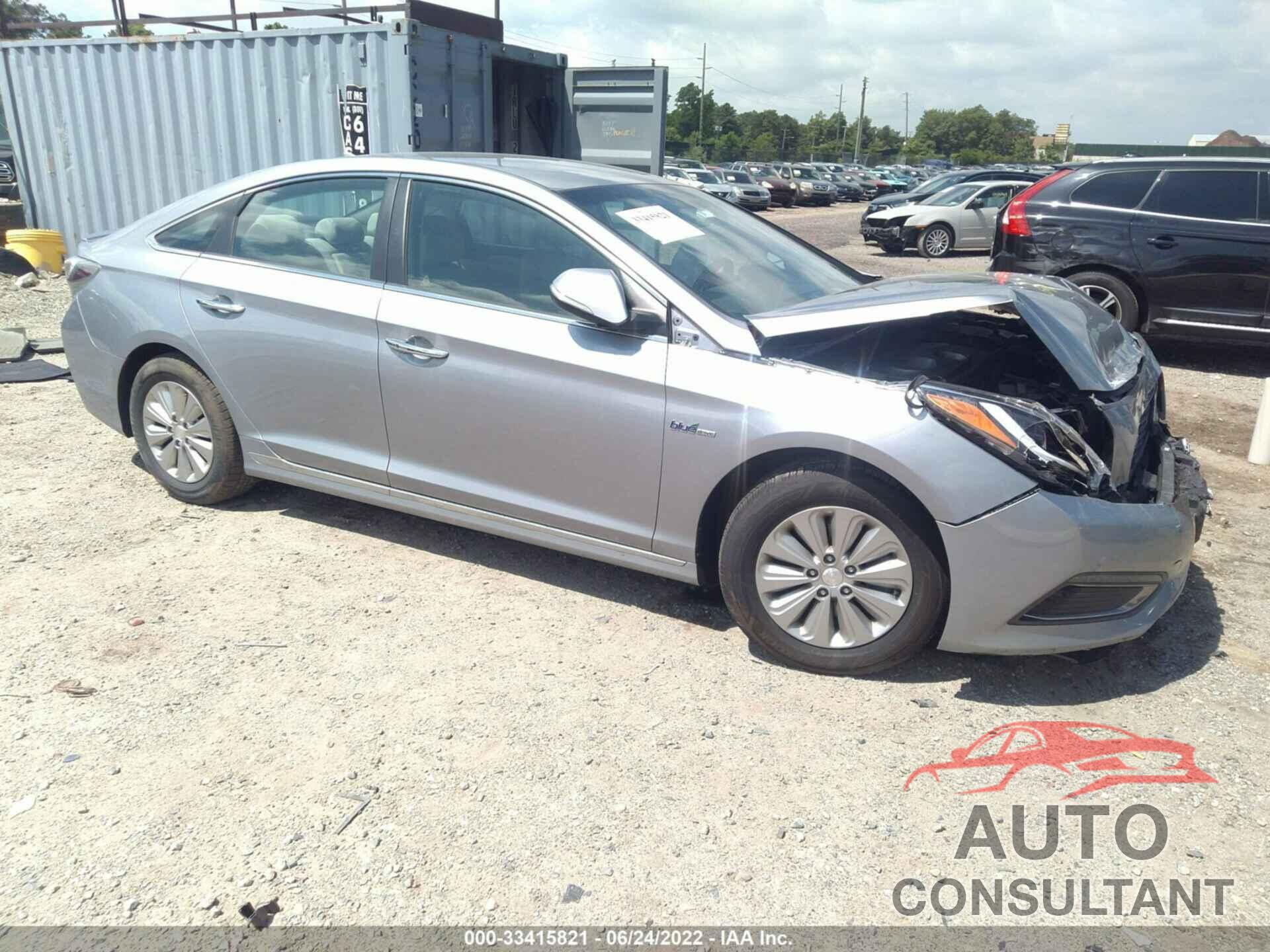 HYUNDAI SONATA HYBRID 2016 - KMHE24L12GA037403