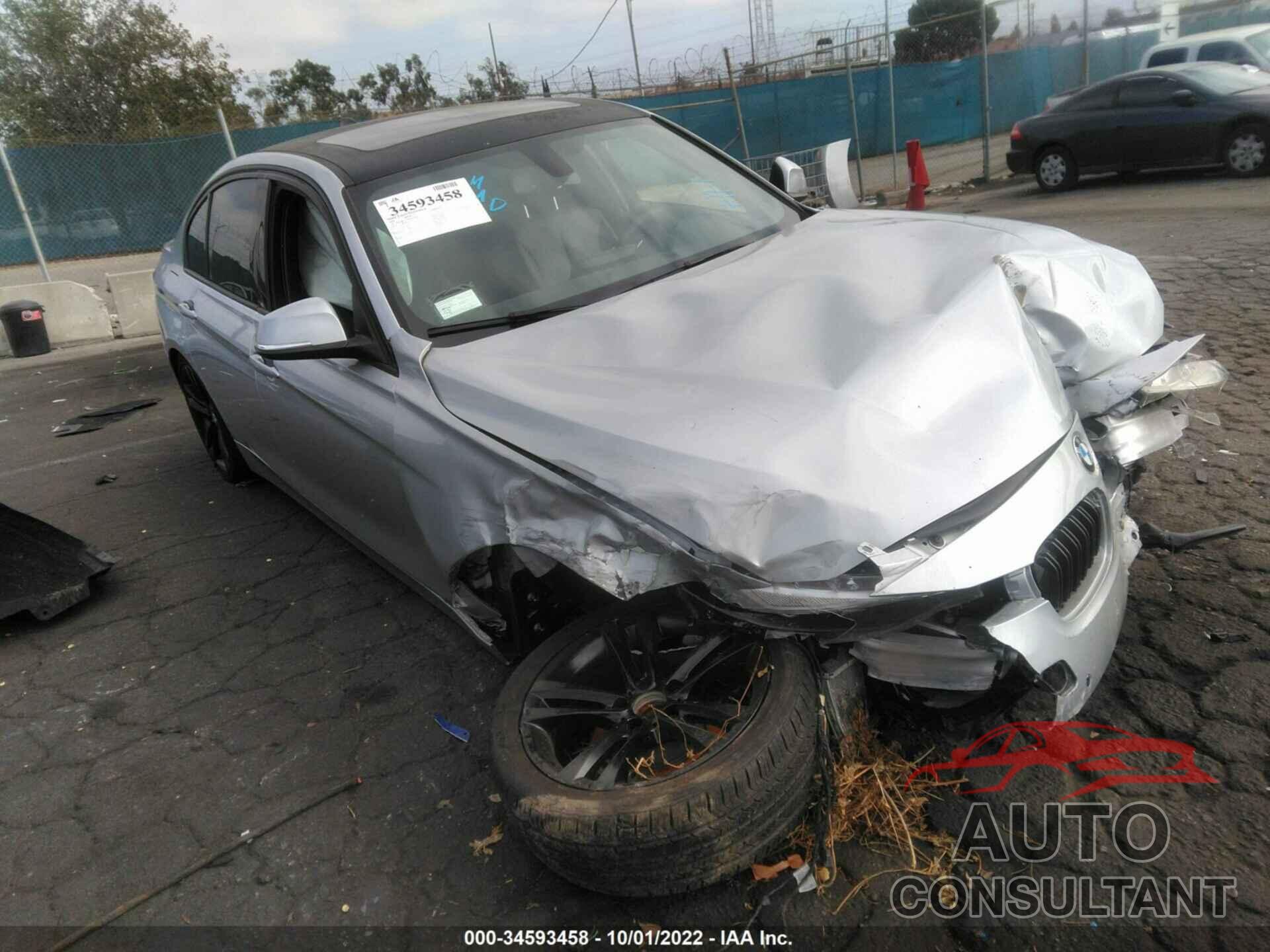 BMW 3 SERIES 2016 - WBA8E9G5XGNU29666