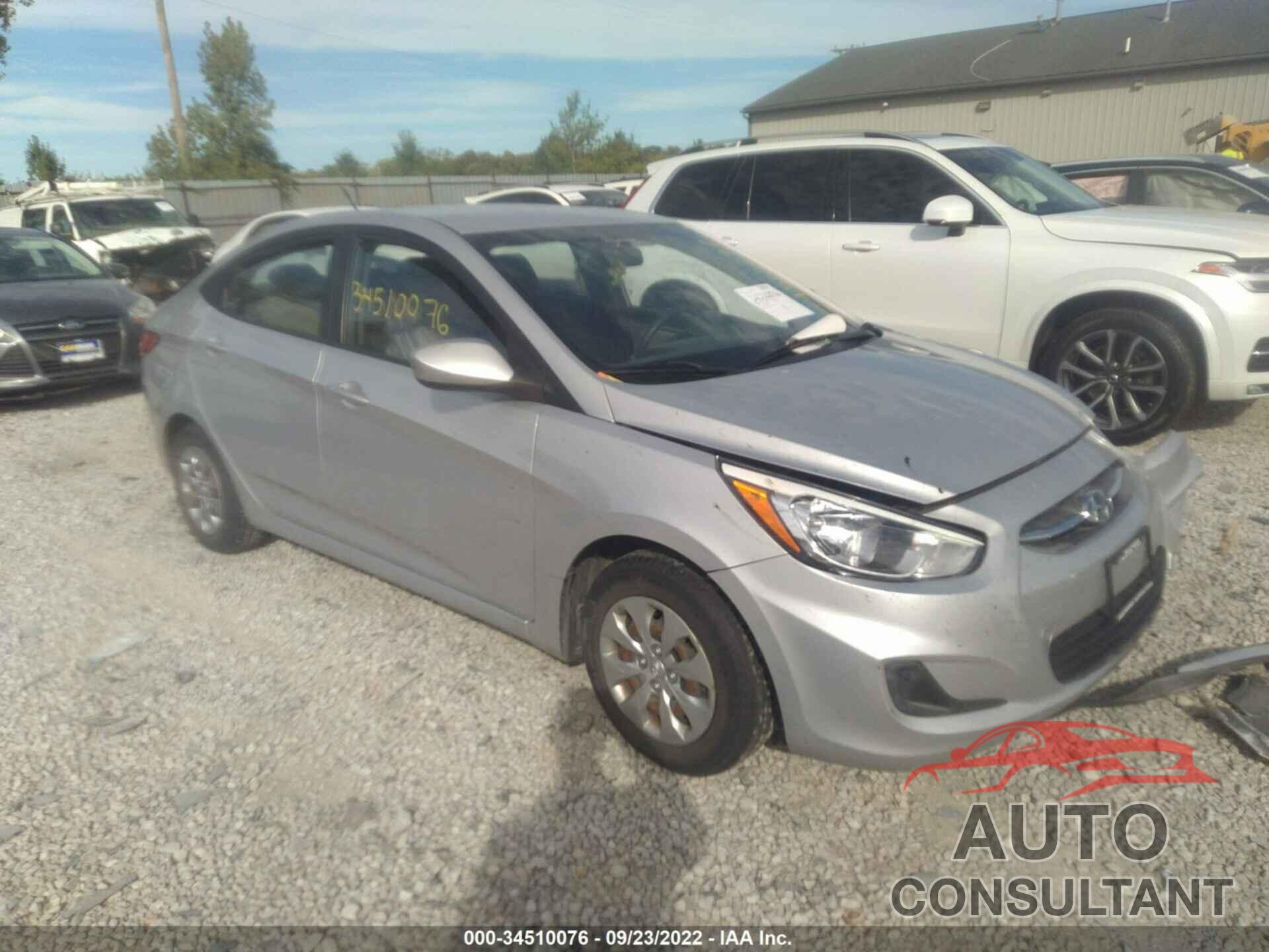 HYUNDAI ACCENT 2017 - KMHCT4AE7HU195732