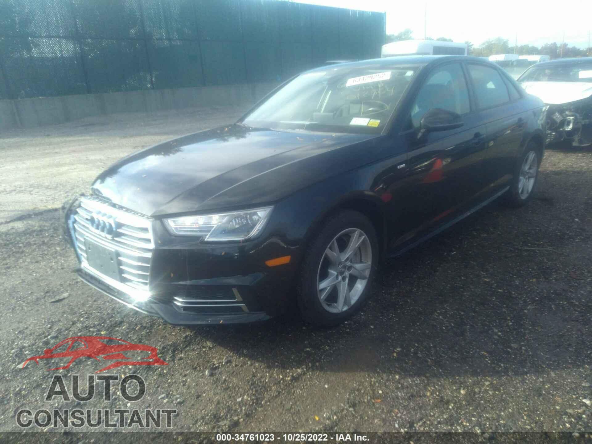 AUDI A4 2018 - WAUDNAF47JN018564
