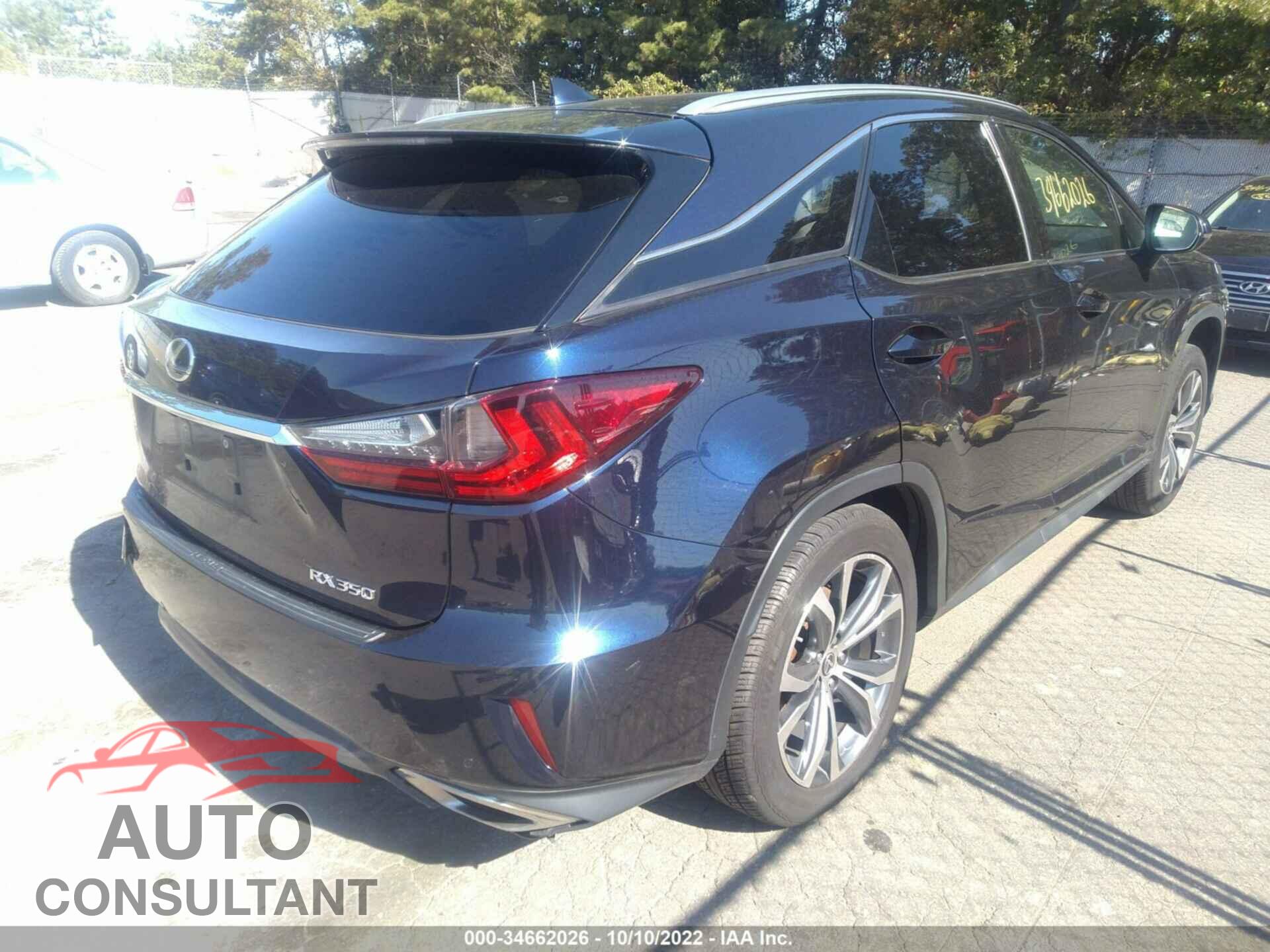 LEXUS RX 2017 - 2T2BZMCA1HC096826