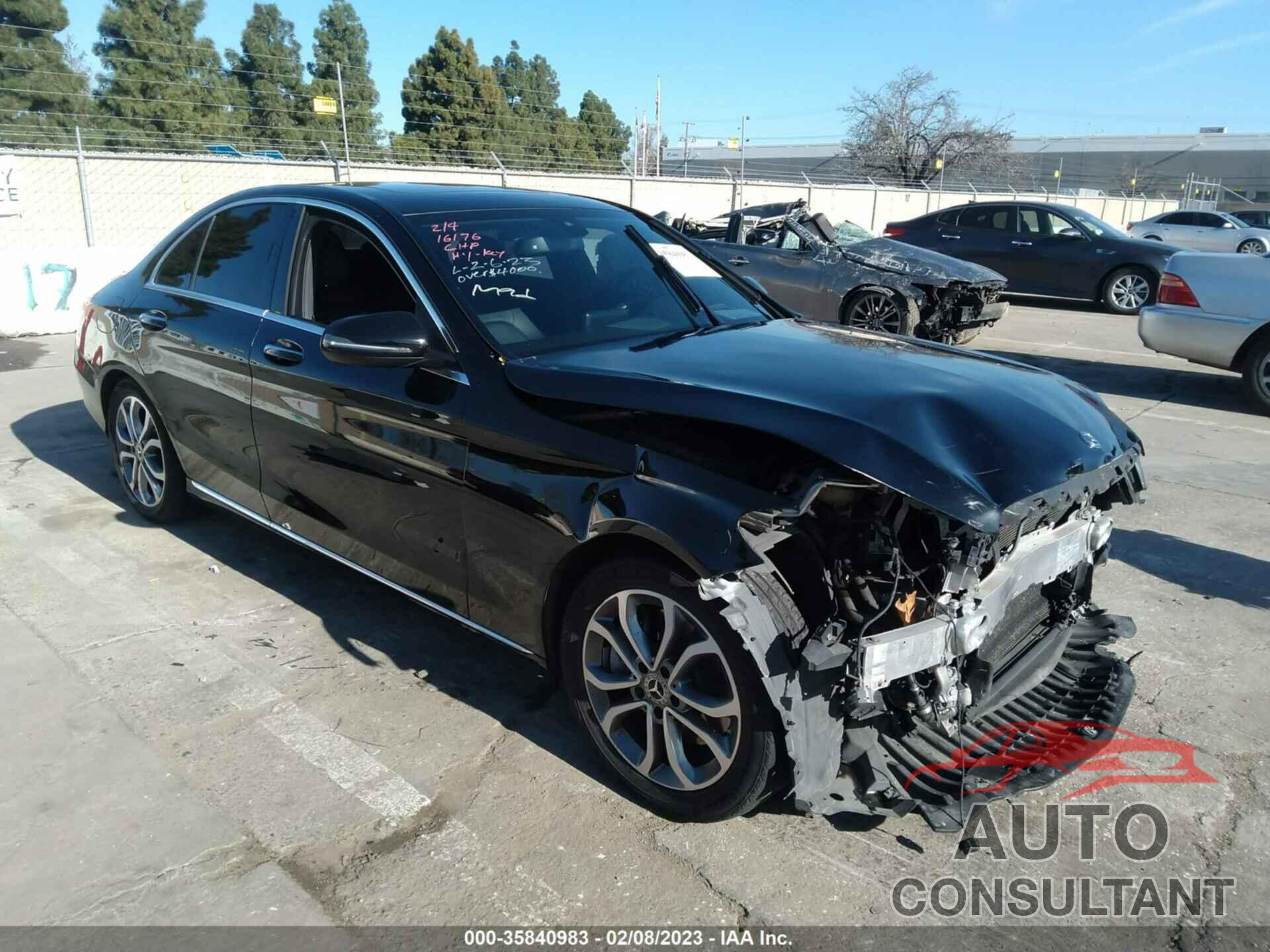 MERCEDES-BENZ C-CLASS 2018 - 55SWF4JB7JU262731