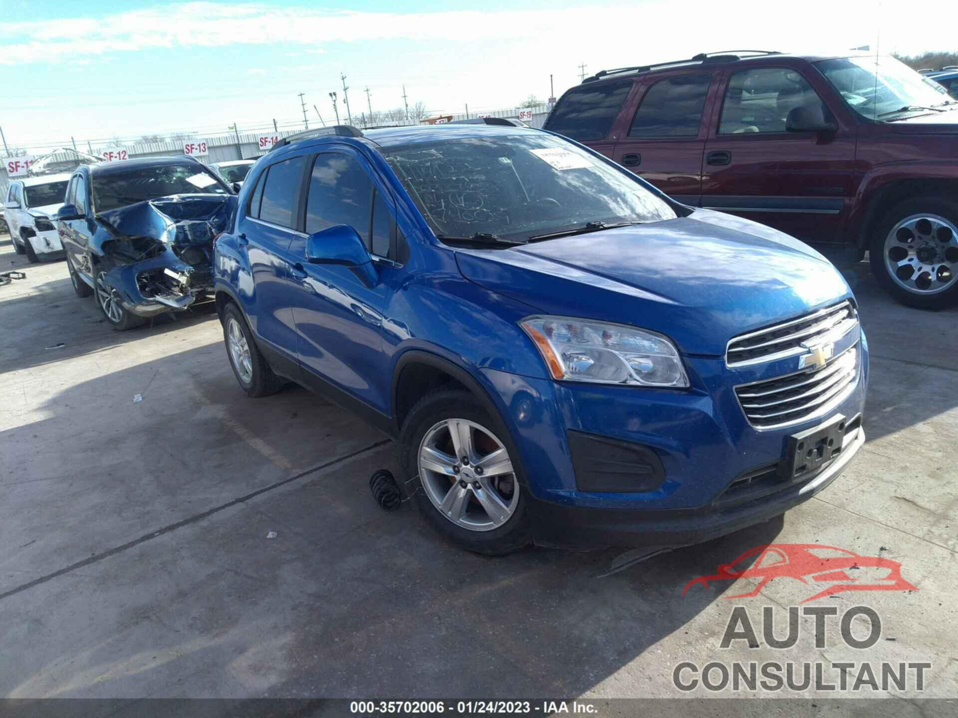 CHEVROLET TRAX 2016 - KL7CJLSB1GB740629