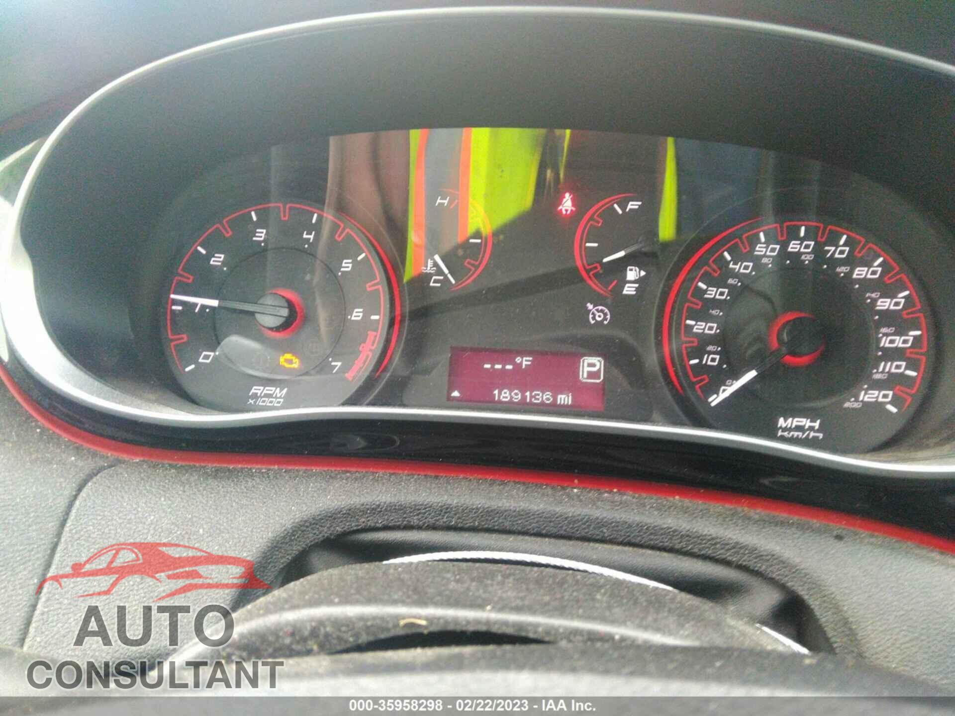 DODGE DART 2016 - 1C3CDFBA5GD584624