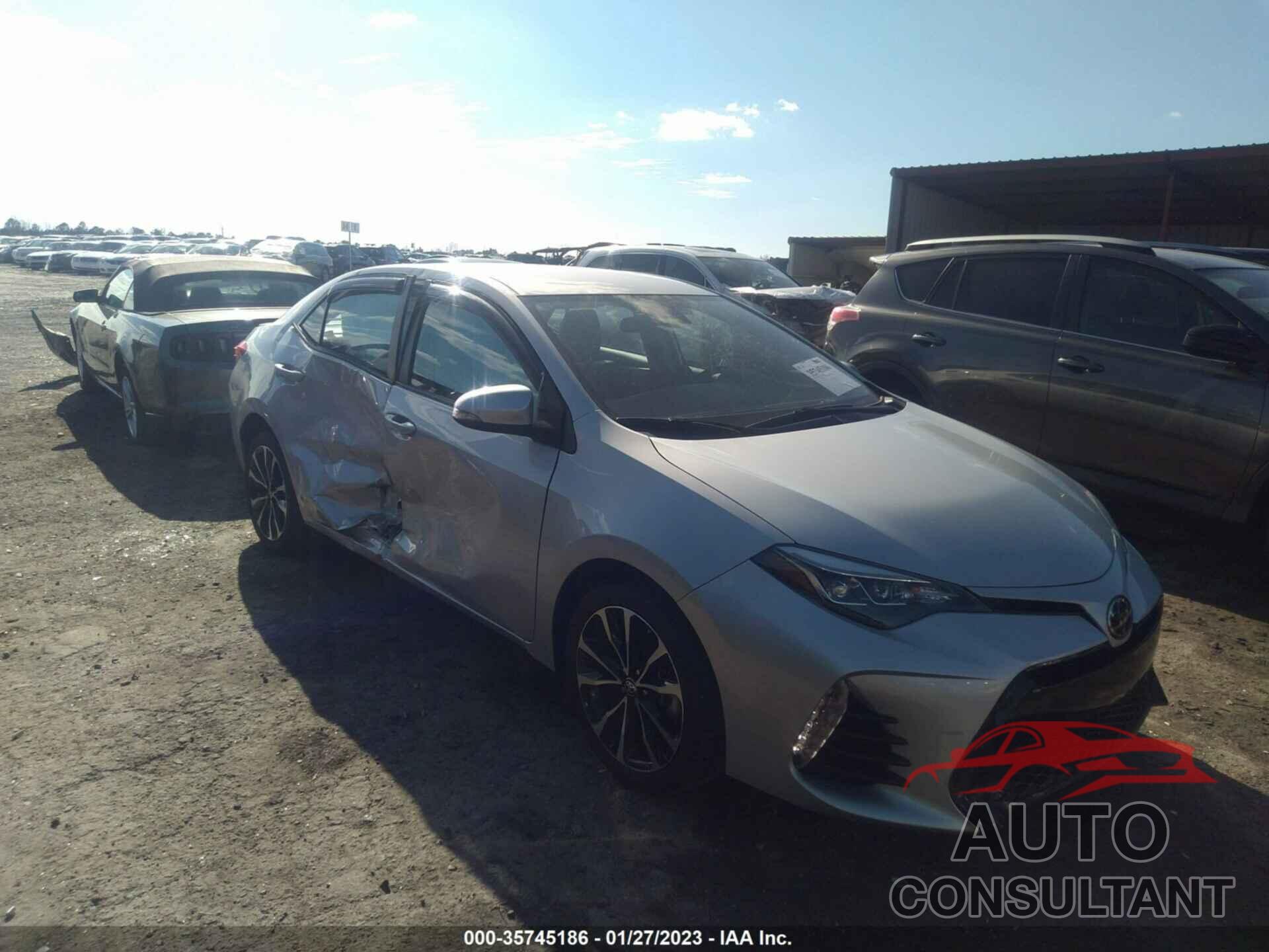 TOYOTA COROLLA 2019 - 2T1BURHE3KC222283