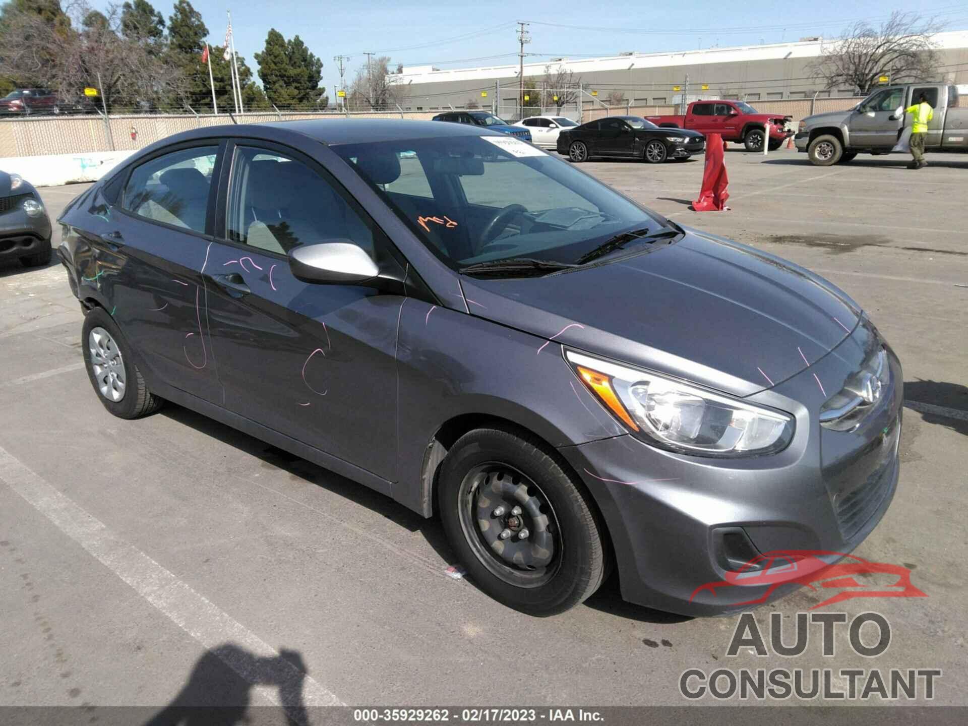 HYUNDAI ACCENT 2016 - KMHCT4AE8GU070866