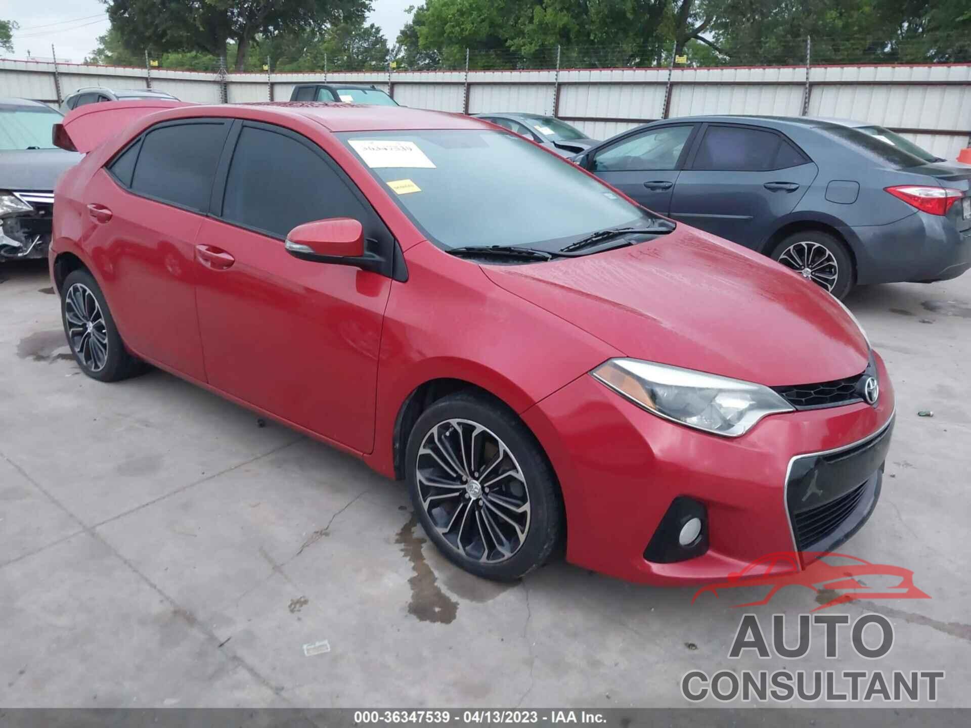 TOYOTA COROLLA 2016 - 2T1BURHE6GC493815
