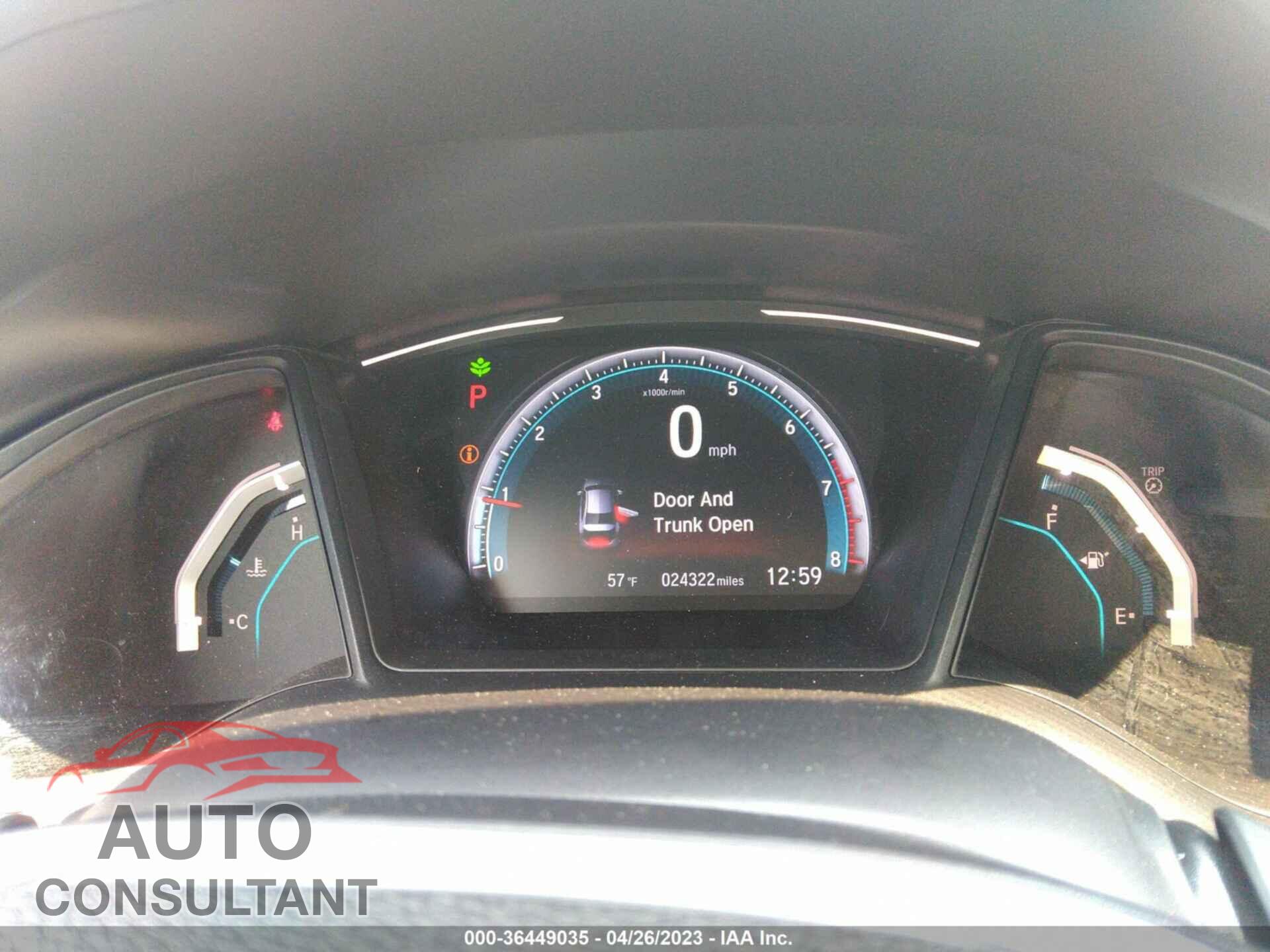 HONDA CIVIC 2020 - 2HGFC2F67LH544649