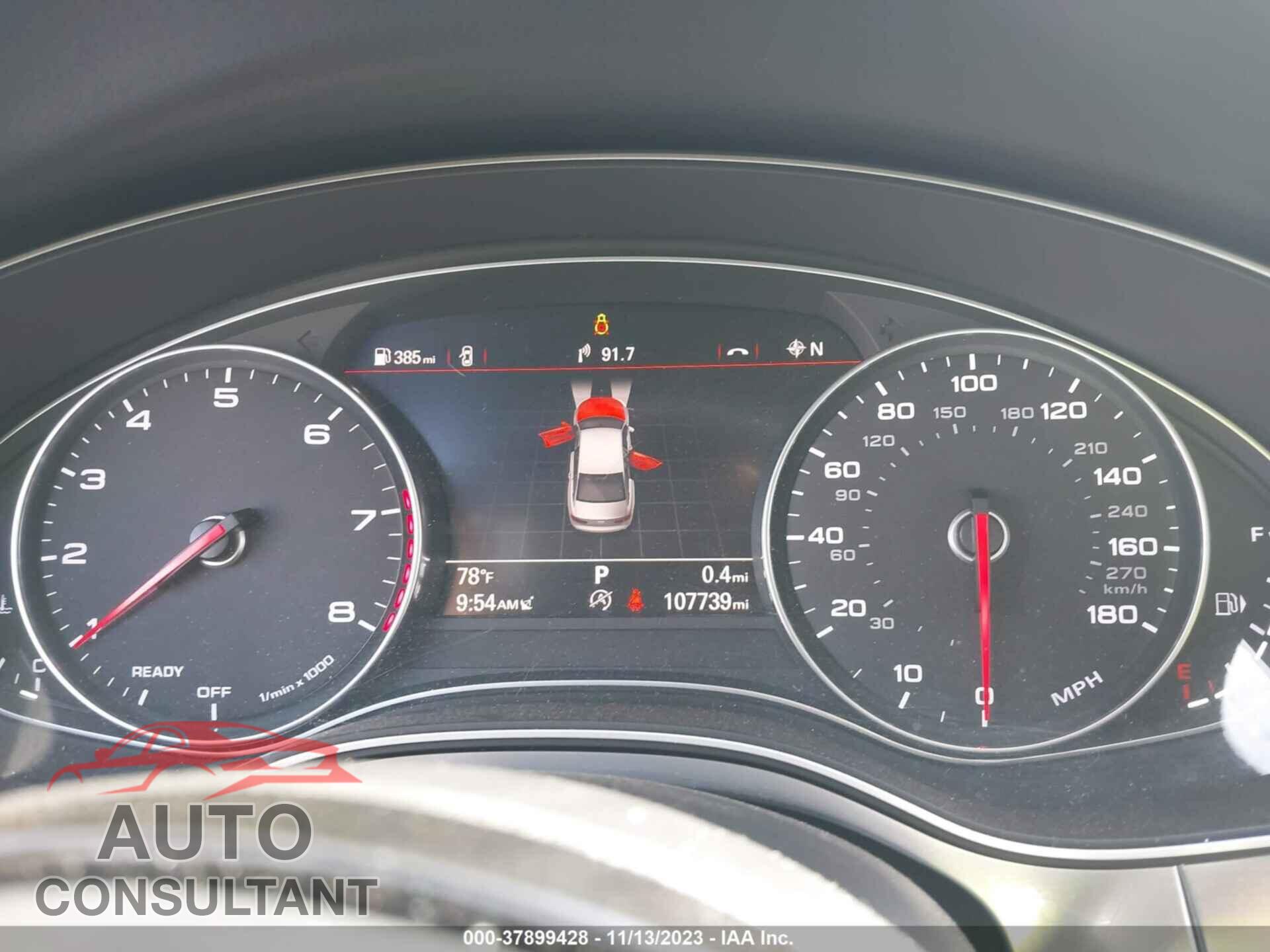 AUDI A6 2017 - WAUC8AFC9HN052896