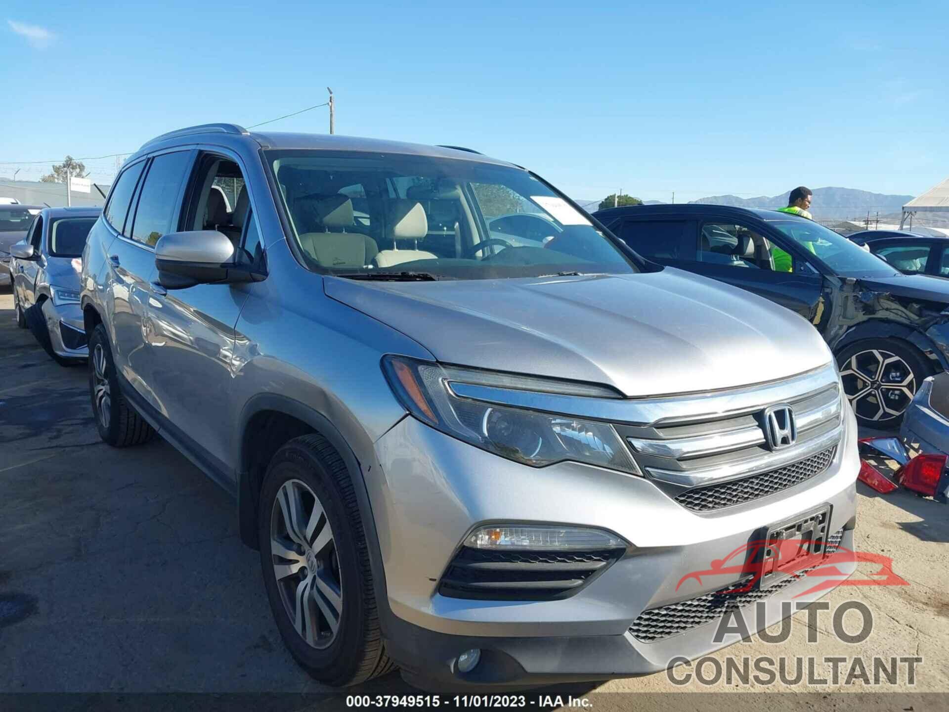 HONDA PILOT 2016 - 5FNYF5H38GB057572