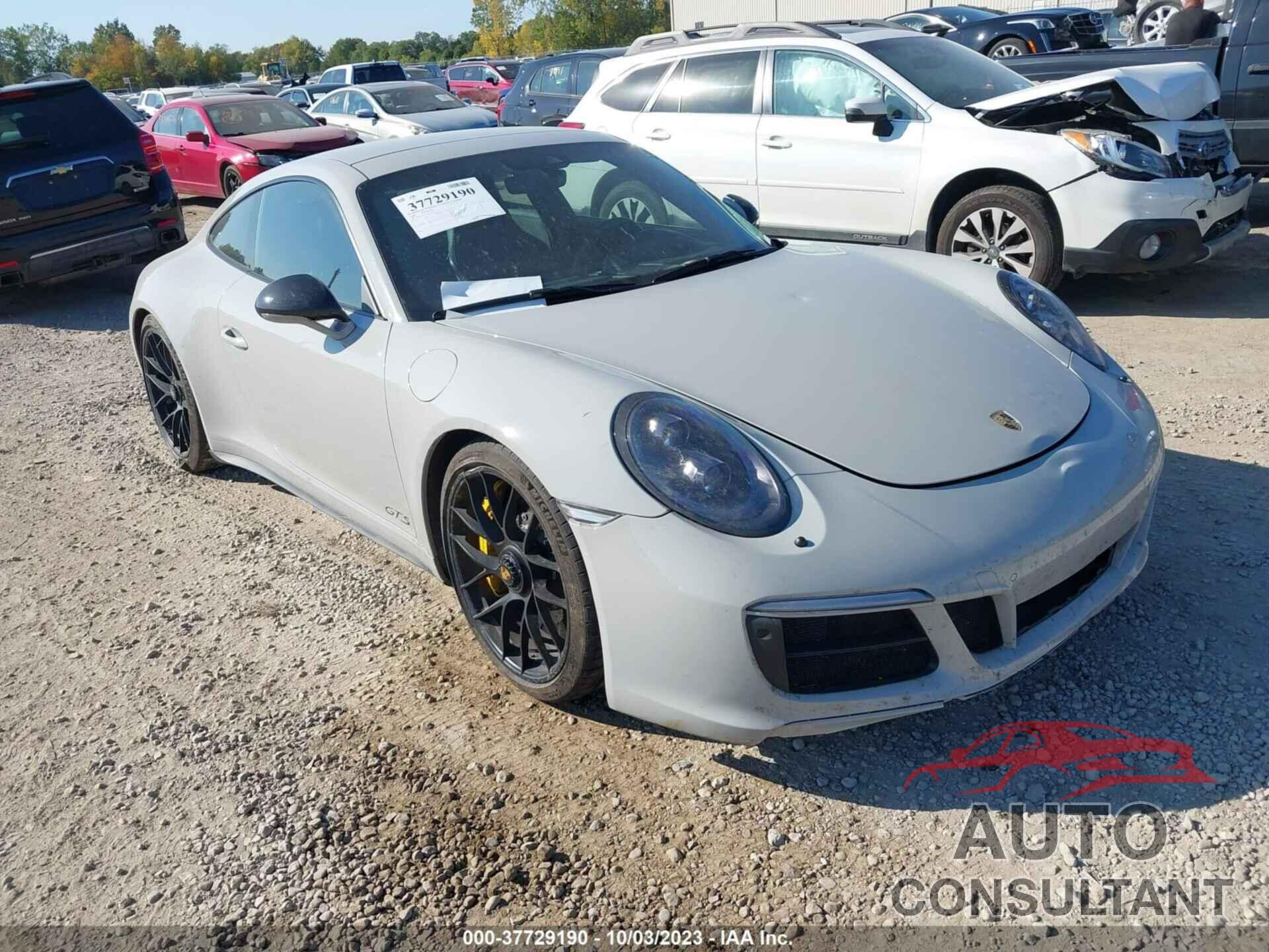 PORSCHE 911 2018 - WP0AB2A97JS122142