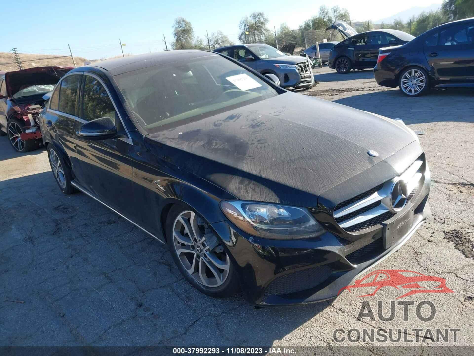 MERCEDES-BENZ C-CLASS 2018 - WDDWF4JB3JR417180