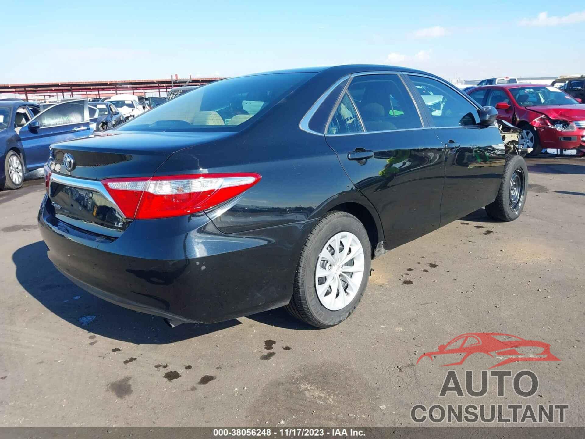 TOYOTA CAMRY 2016 - 4T4BF1FKXGR558707