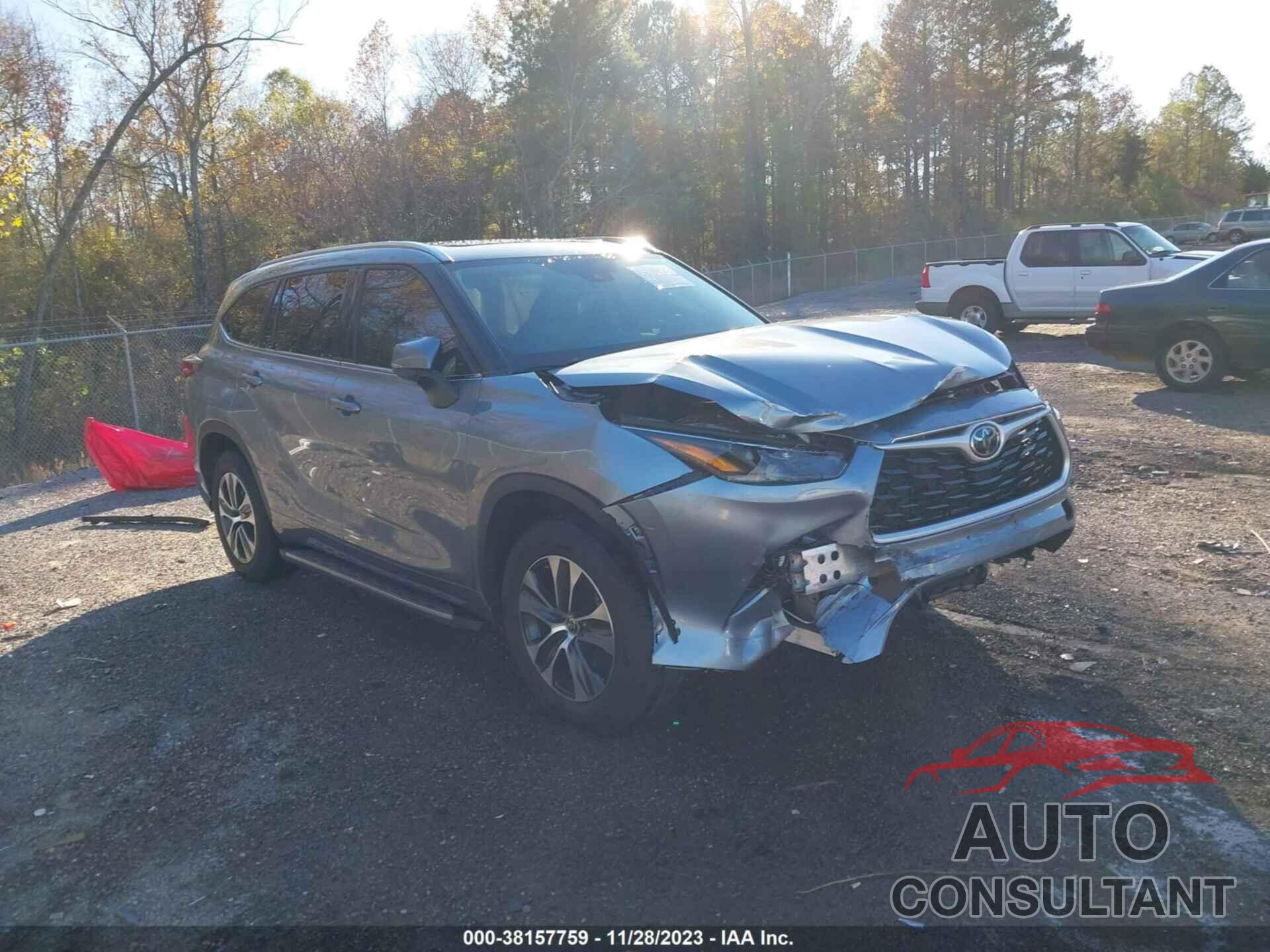 TOYOTA HIGHLANDER 2021 - 5TDGZRAH2MS080594