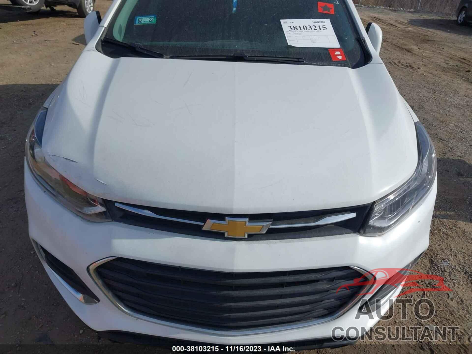 CHEVROLET TRAX 2020 - KL7CJKSB2LB327607