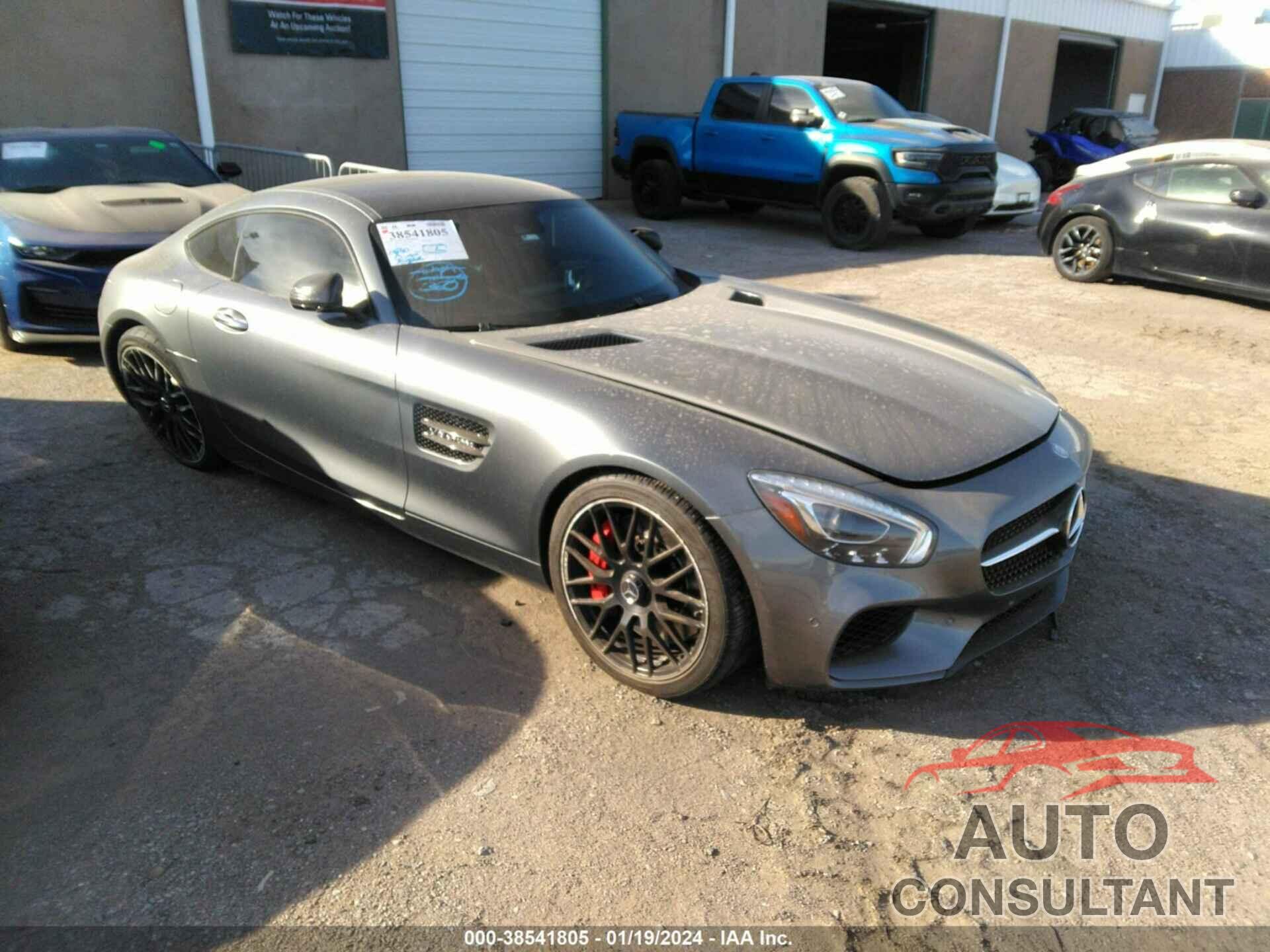 MERCEDES-BENZ GT S AMG 2016 - WDDYJ7JA4GA005017