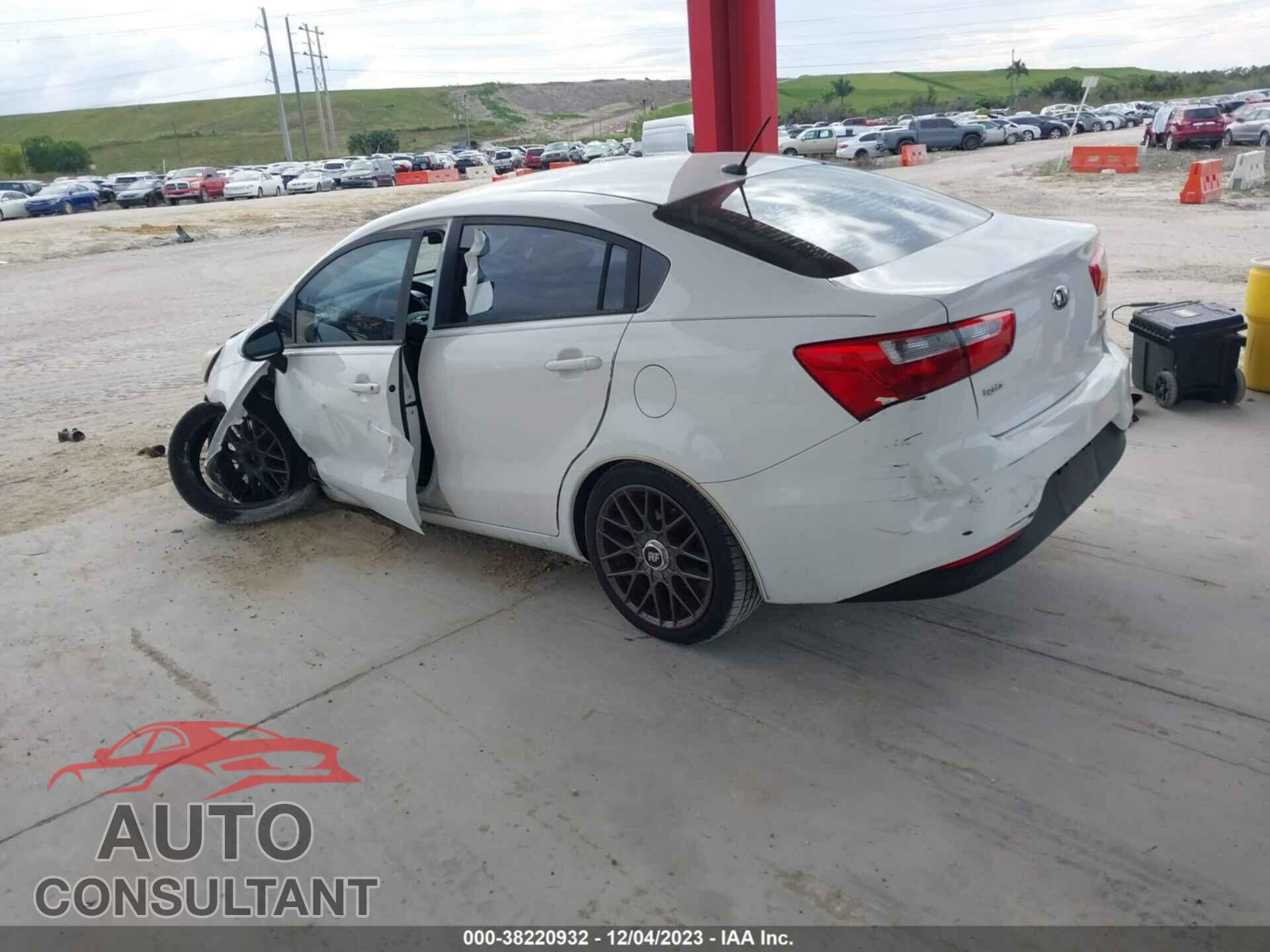 KIA RIO 2016 - KNADN4A3XG6630499