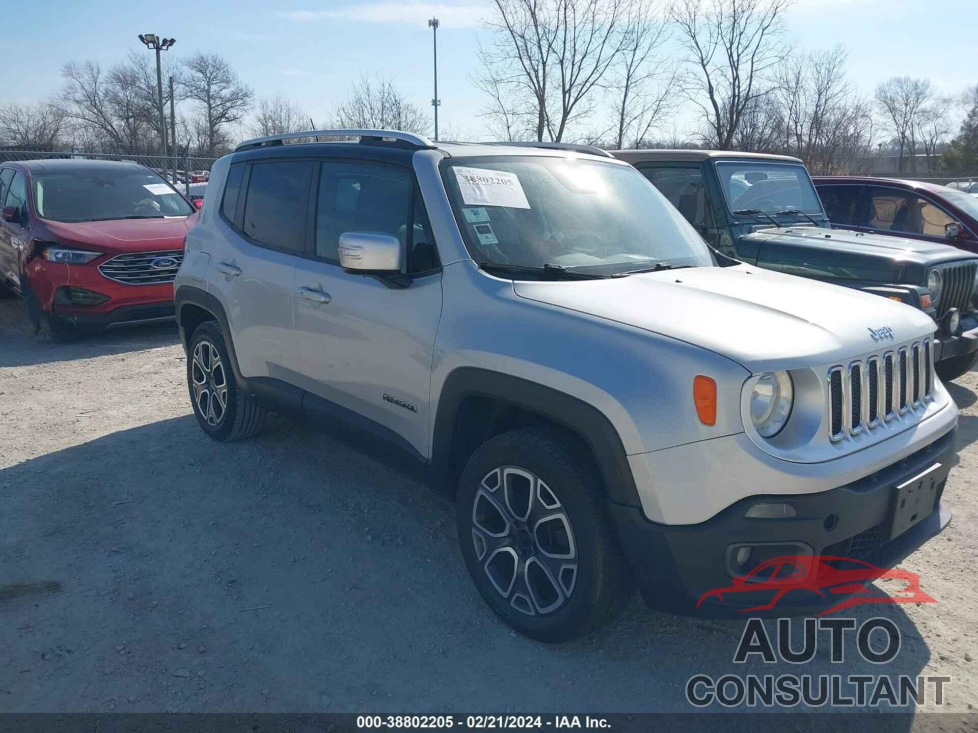 JEEP RENEGADE 2015 - ZACCJBDT0FPB70311