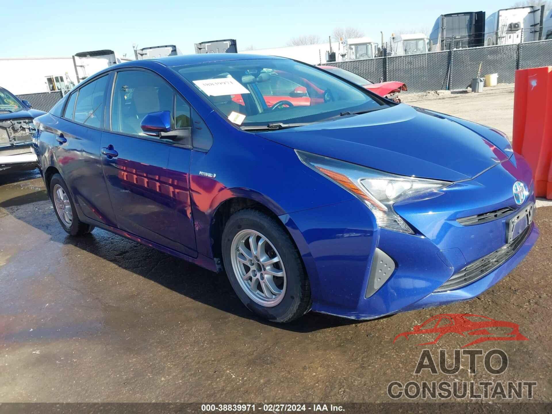 TOYOTA PRIUS 2016 - JTDKBRFU2G3508898