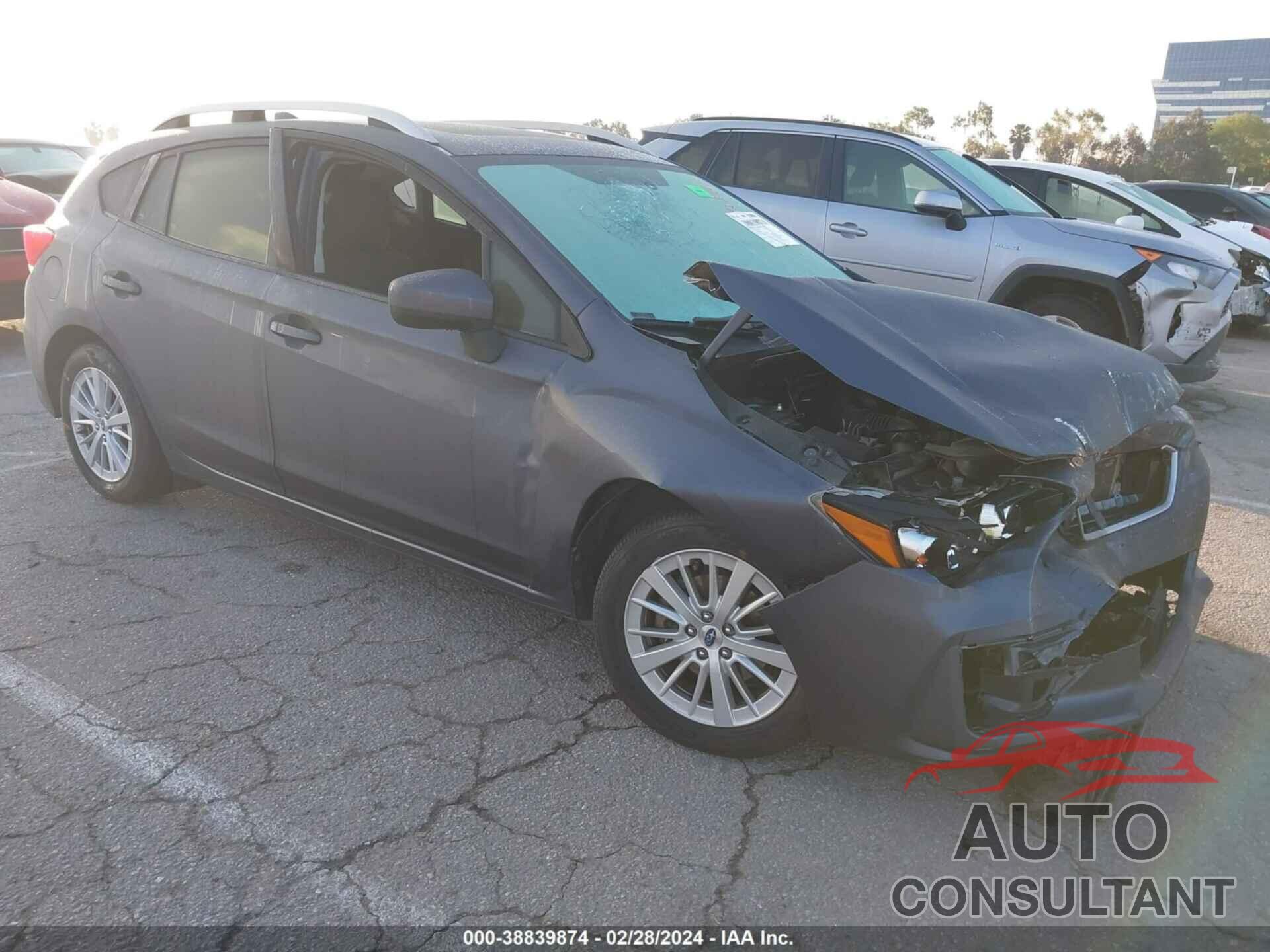 SUBARU IMPREZA 2017 - 4S3GTAB60H3732555