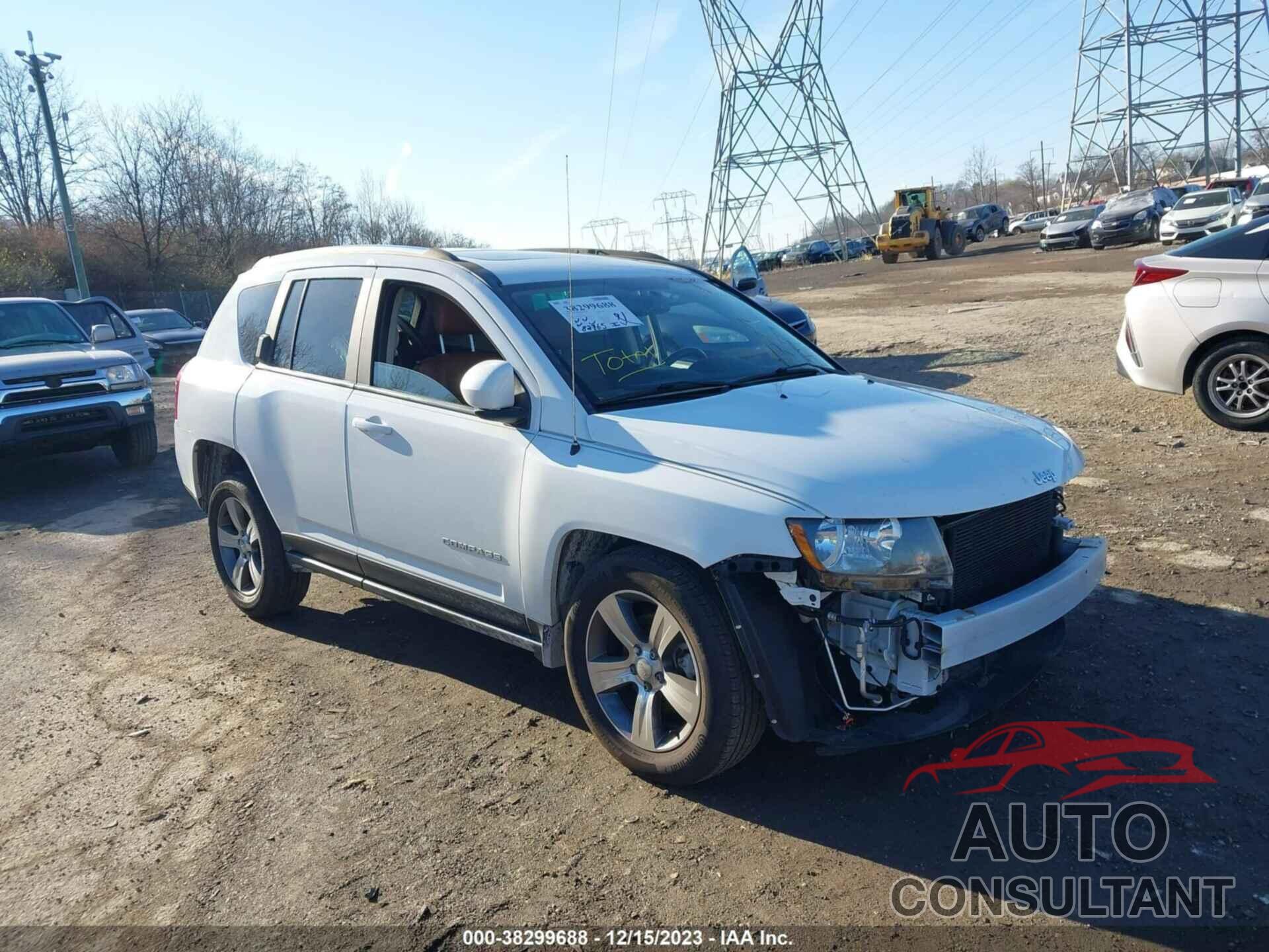 JEEP COMPASS 2017 - 1C4NJDEB1HD108734