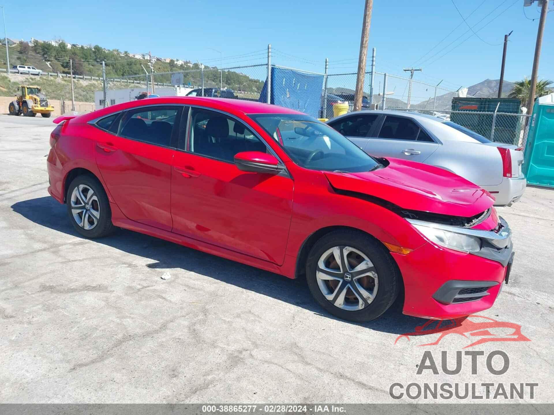 HONDA CIVIC 2016 - 2HGFC2F51GH534602