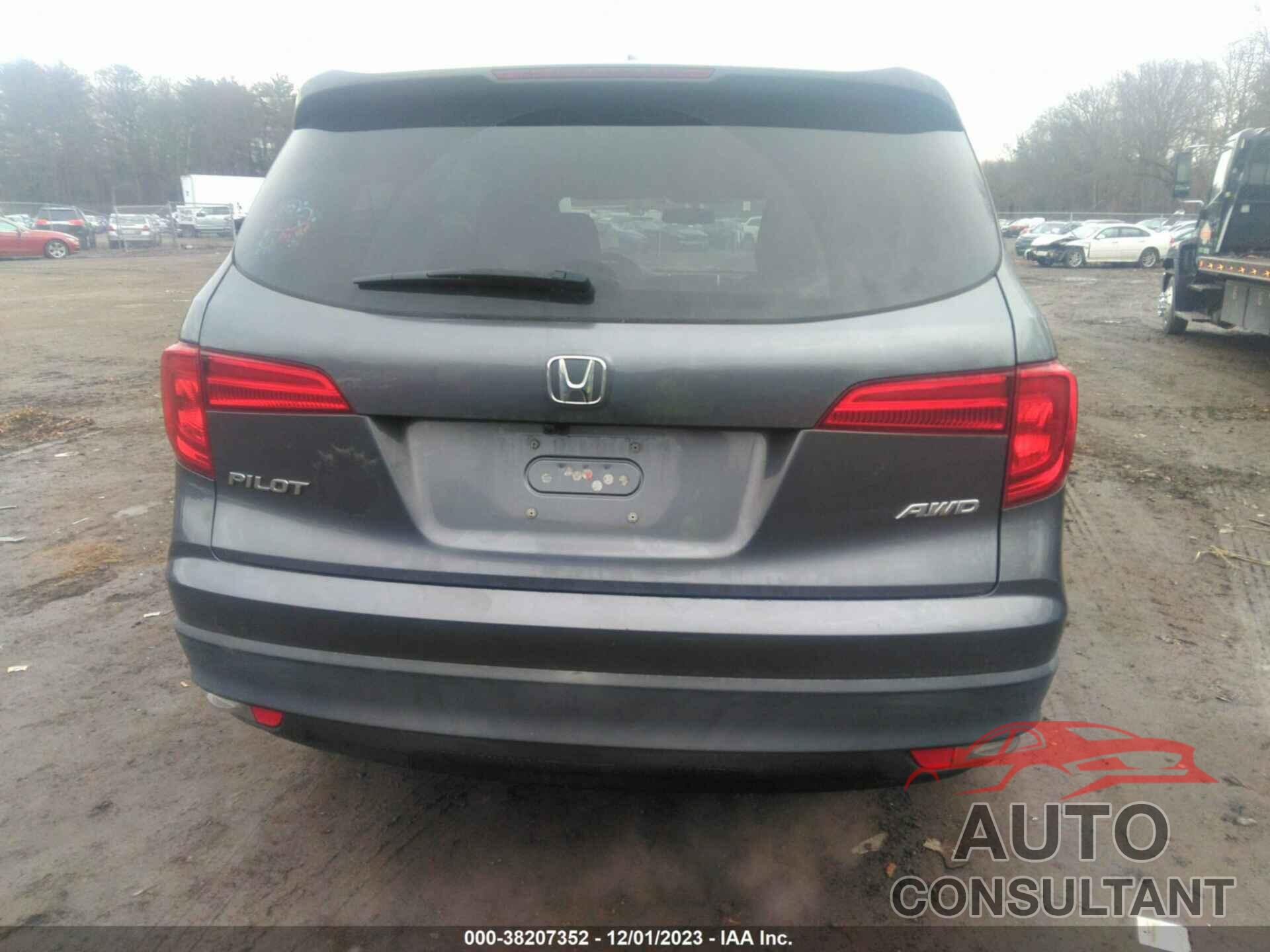 HONDA PILOT 2016 - 5FNYF6H58GB015877