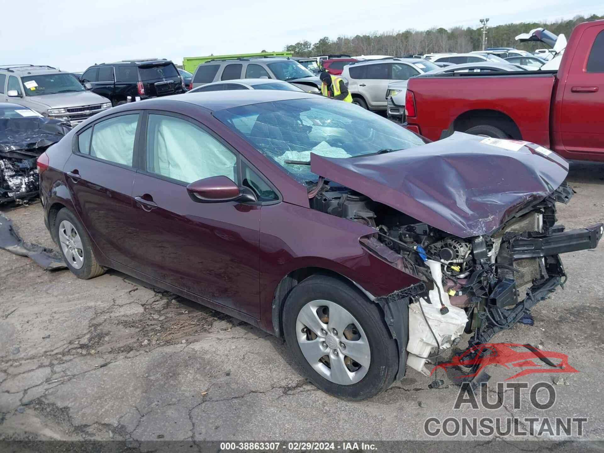 KIA FORTE 2017 - 3KPFK4A74HE142233