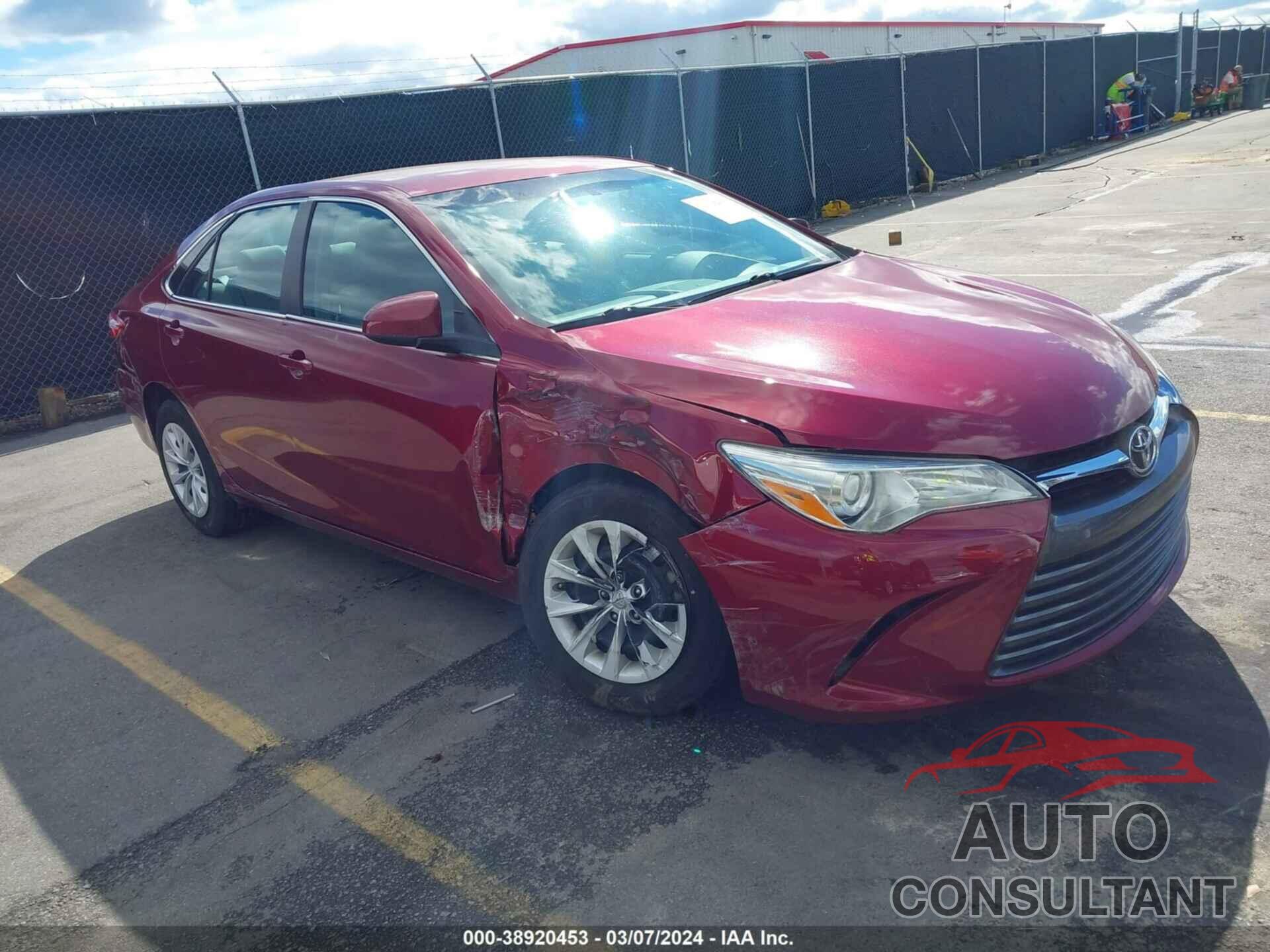 TOYOTA CAMRY 2016 - 4T1BF1FK7GU592694