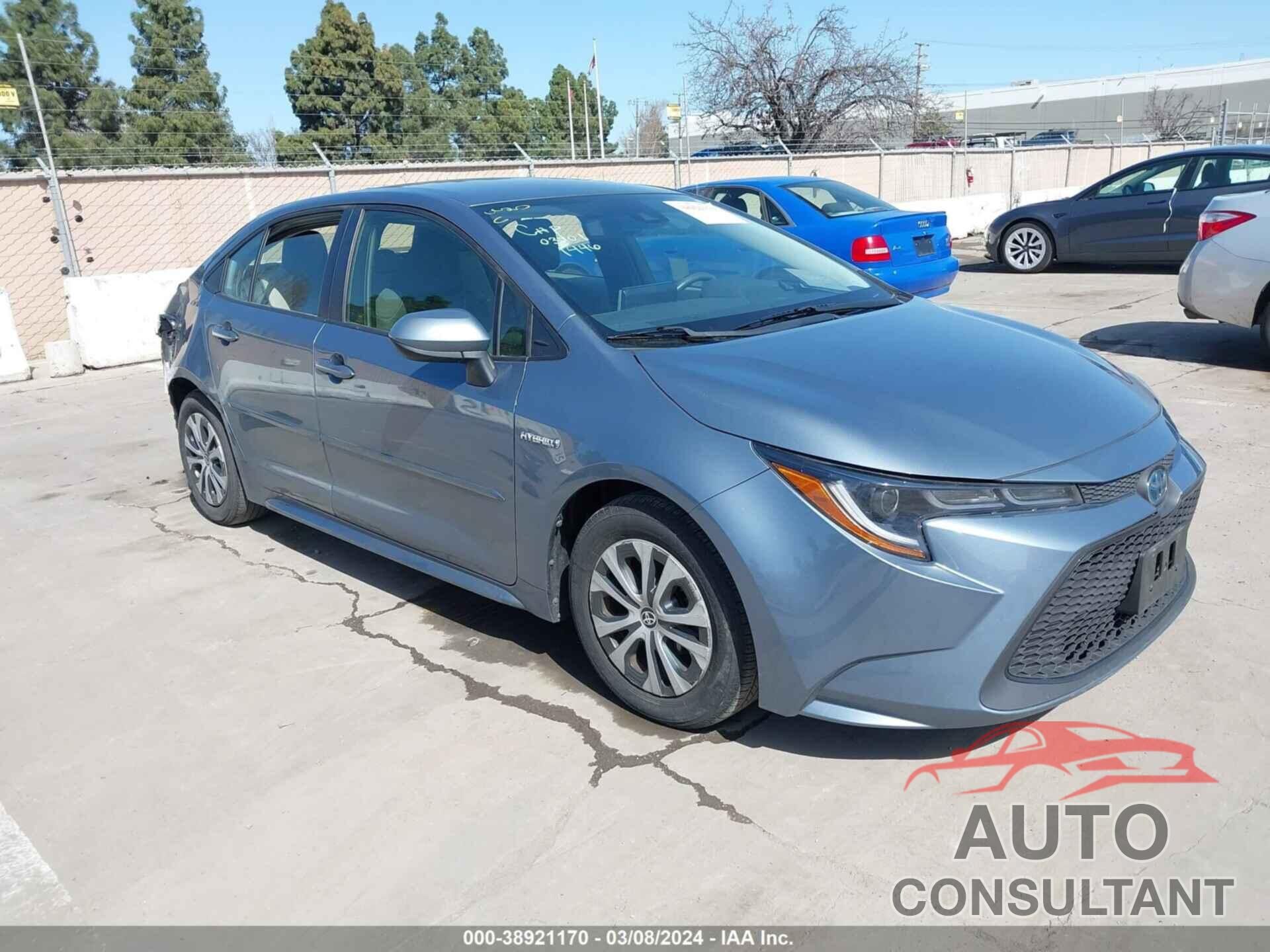 TOYOTA COROLLA 2020 - JTDEBRBE5LJ001446
