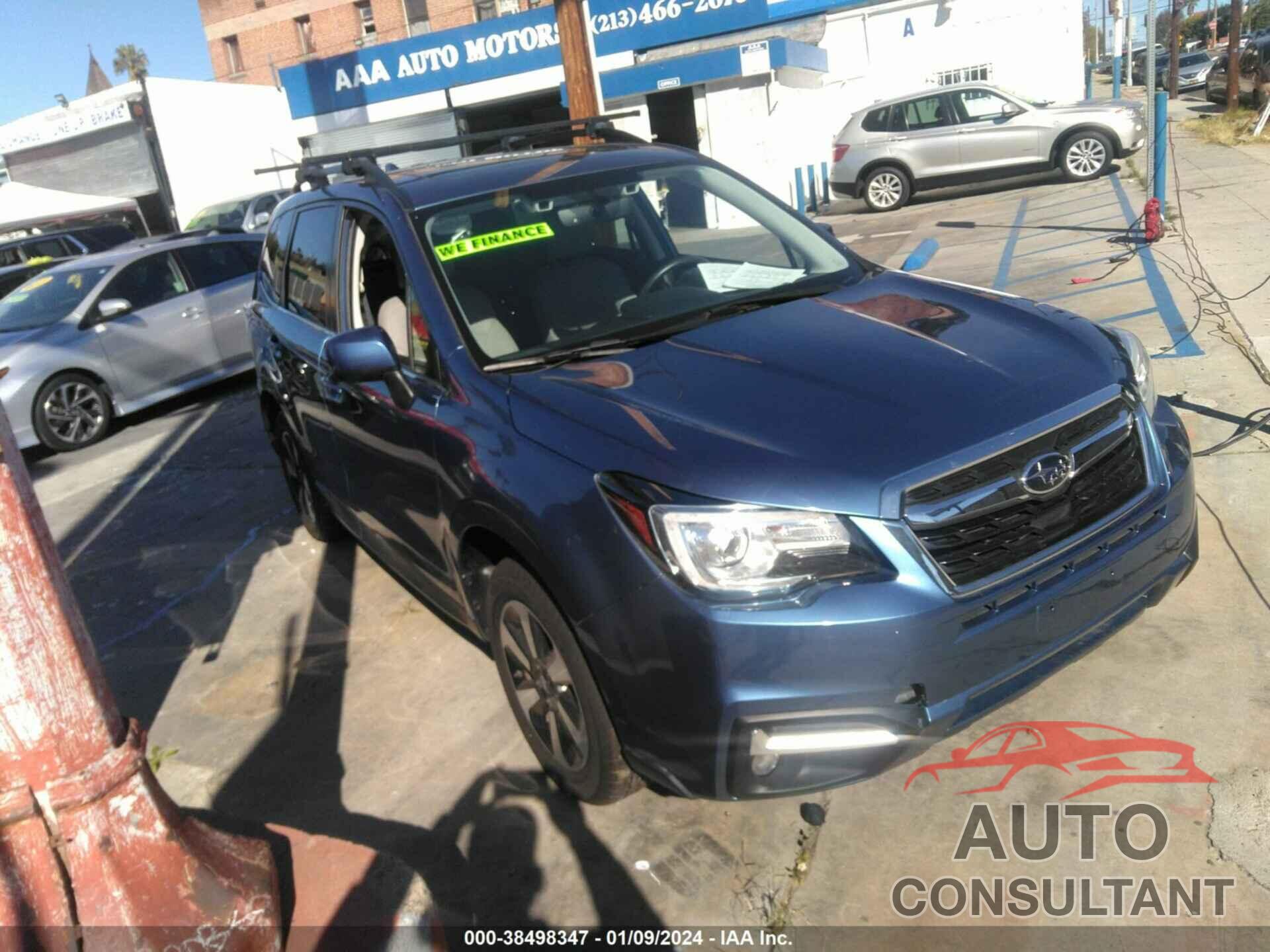 SUBARU FORESTER 2018 - JF2SJARC8JH525692