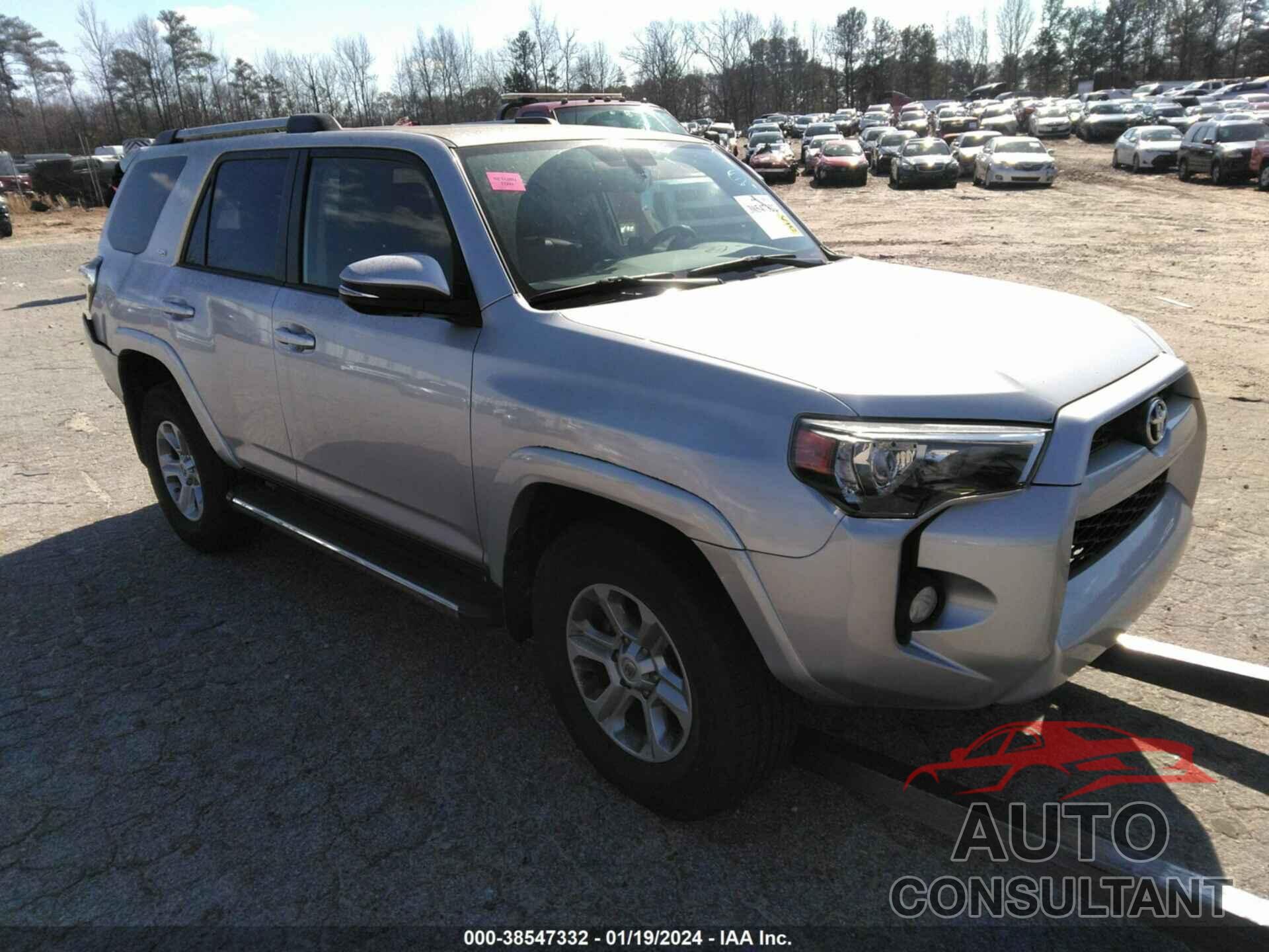 TOYOTA 4RUNNER 2019 - JTEZU5JR3K5213063