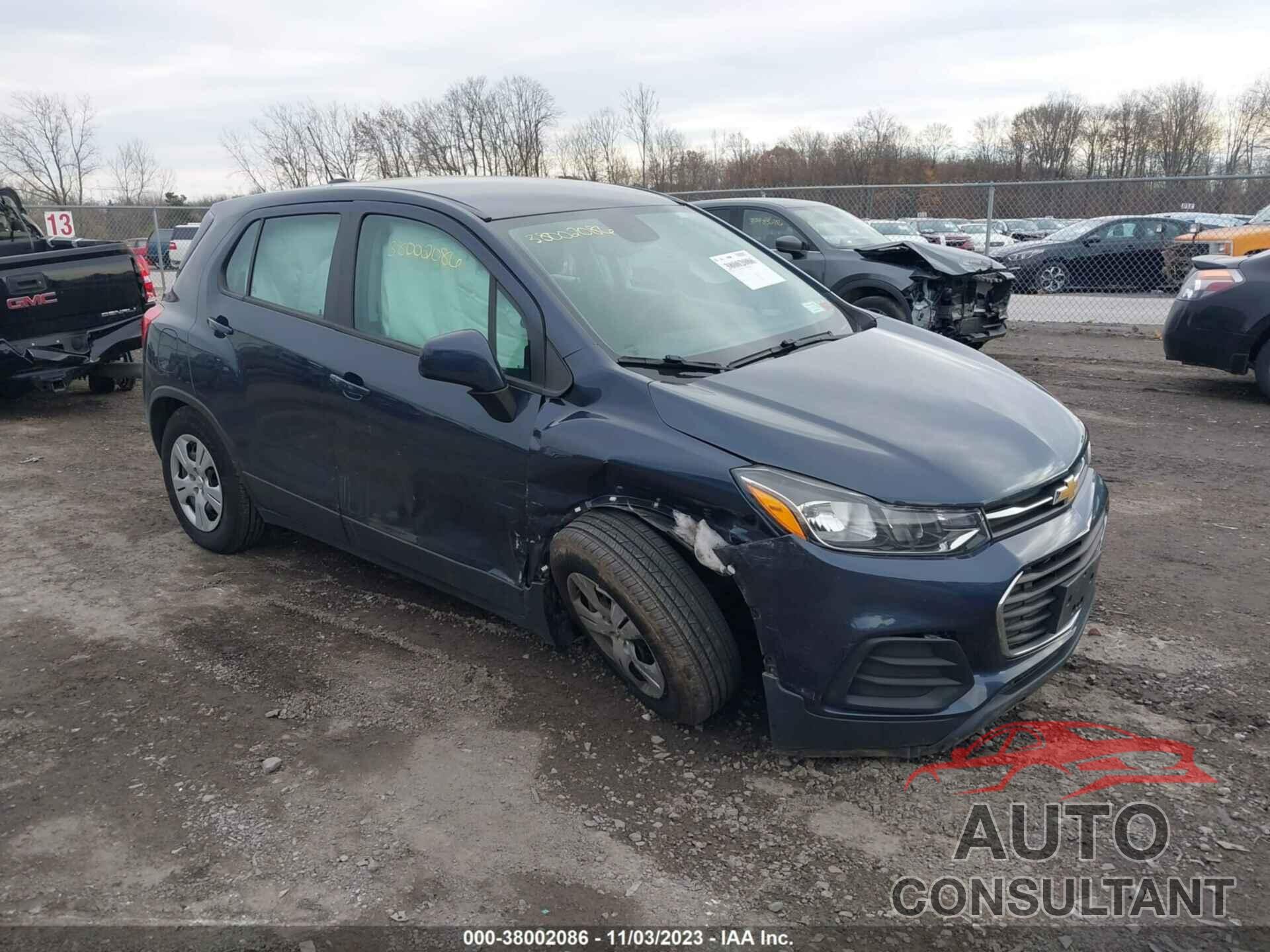 CHEVROLET TRAX 2018 - 3GNCJKSB6JL332024