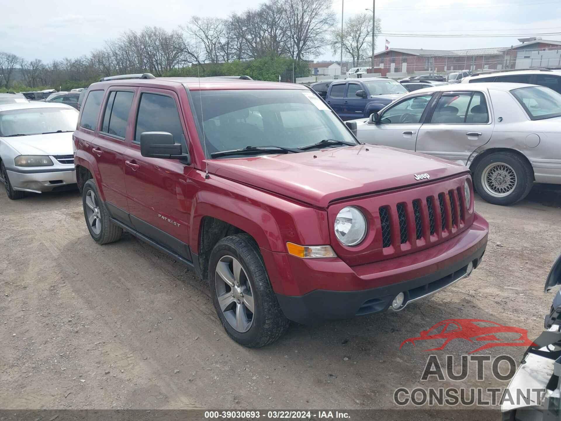 JEEP PATRIOT 2017 - 1C4NJRFB6HD128960