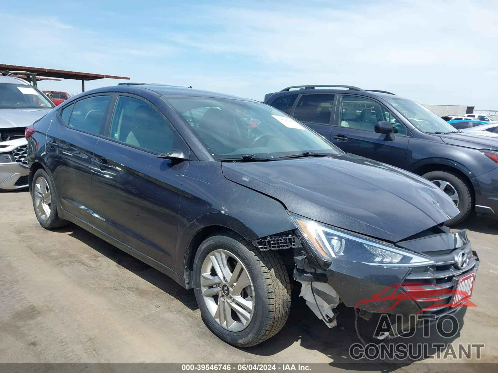 HYUNDAI ELANTRA 2020 - 5NPD84LF9LH571396