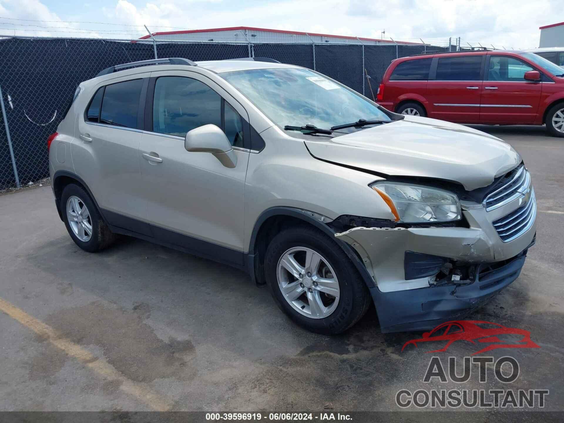 CHEVROLET TRAX 2016 - 3GNCJLSB8GL262525