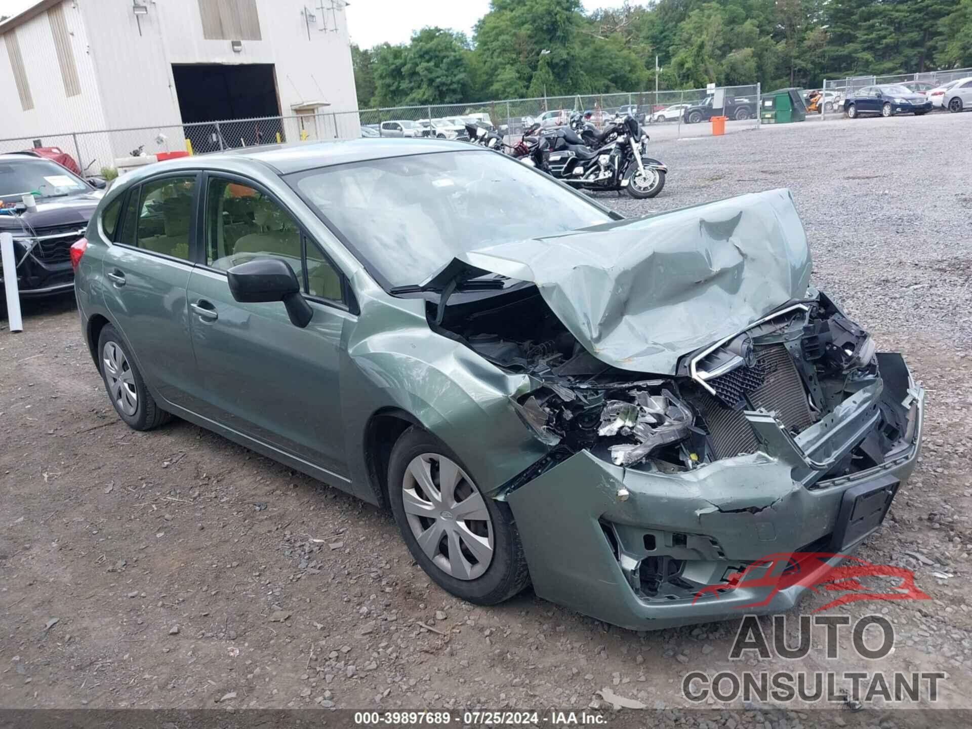 SUBARU IMPREZA 2016 - JF1GPAA63GH263698