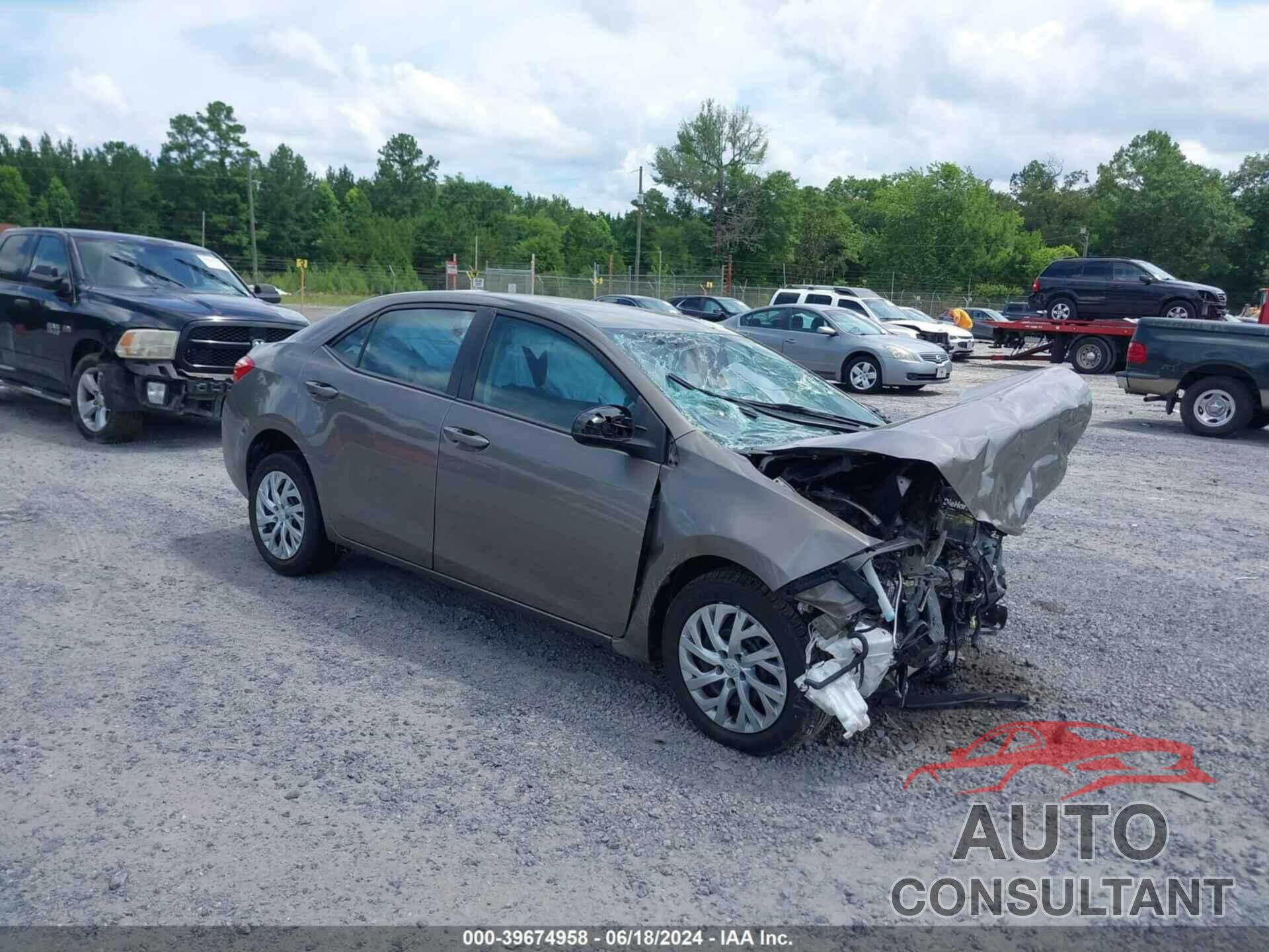 TOYOTA COROLLA 2019 - 5YFBURHE6KP897092