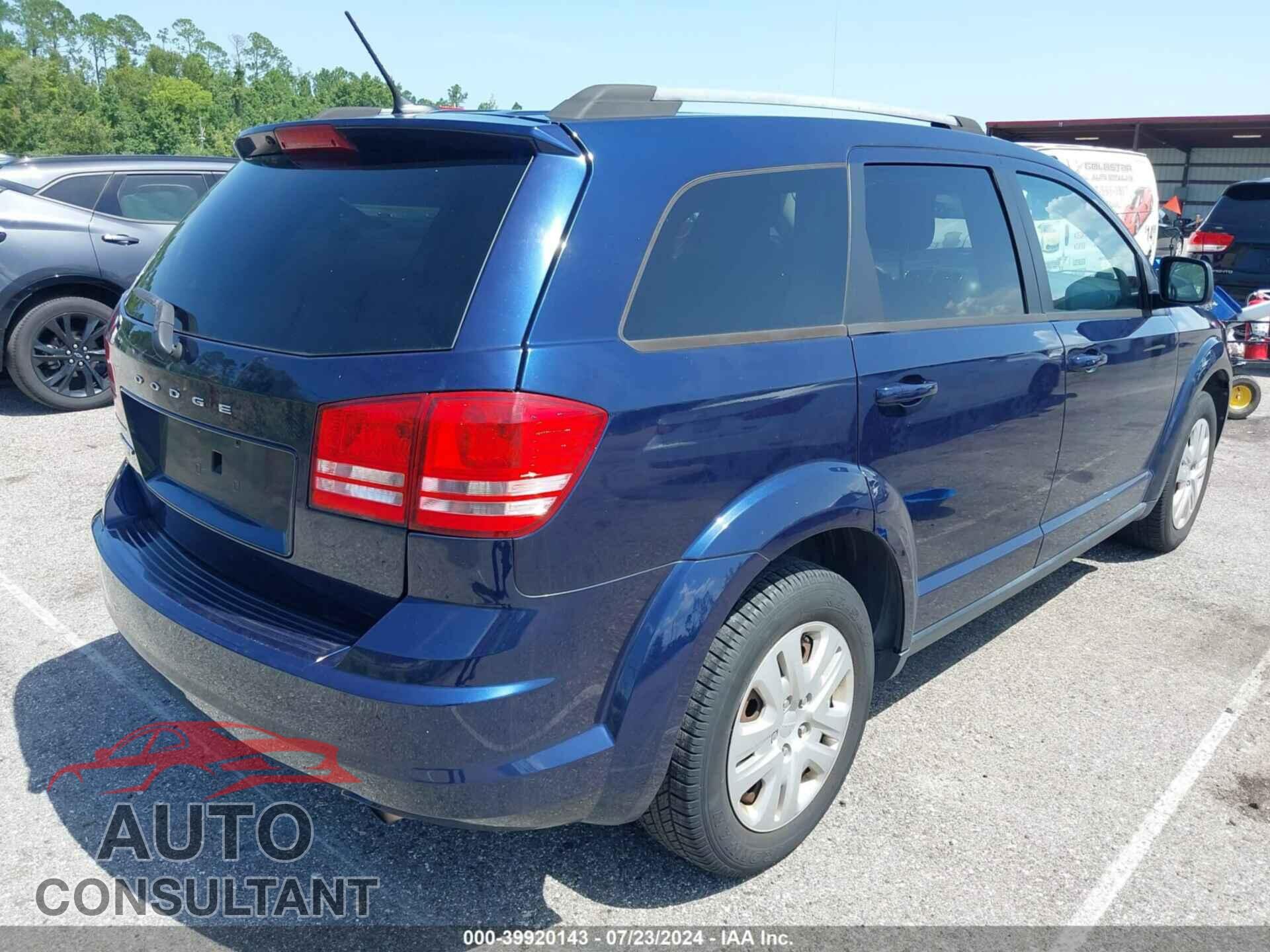 DODGE JOURNEY 2017 - 3C4PDCAB5HT673997
