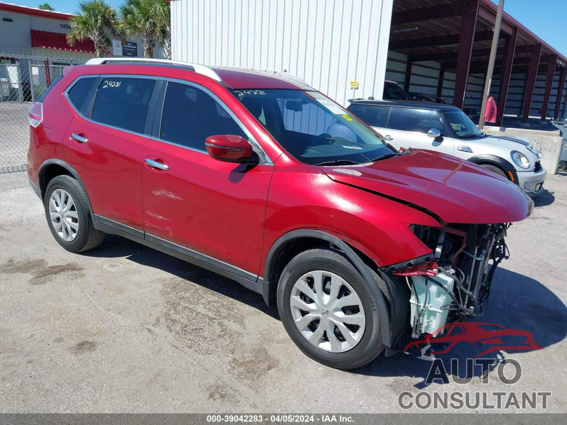 NISSAN ROGUE 2016 - KNMAT2MT0GP664053