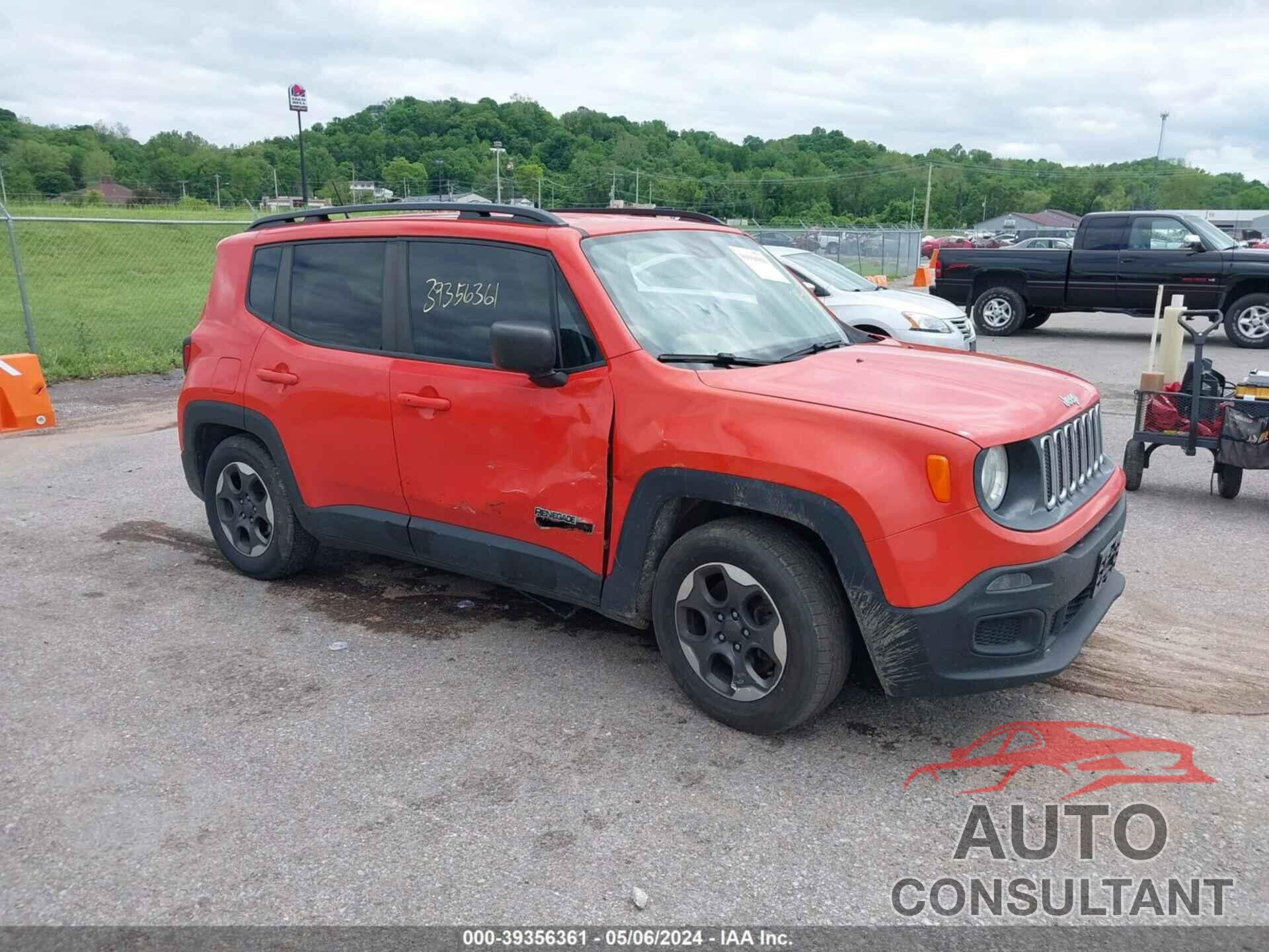 JEEP RENEGADE 2016 - ZACCJAAT7GPD74134