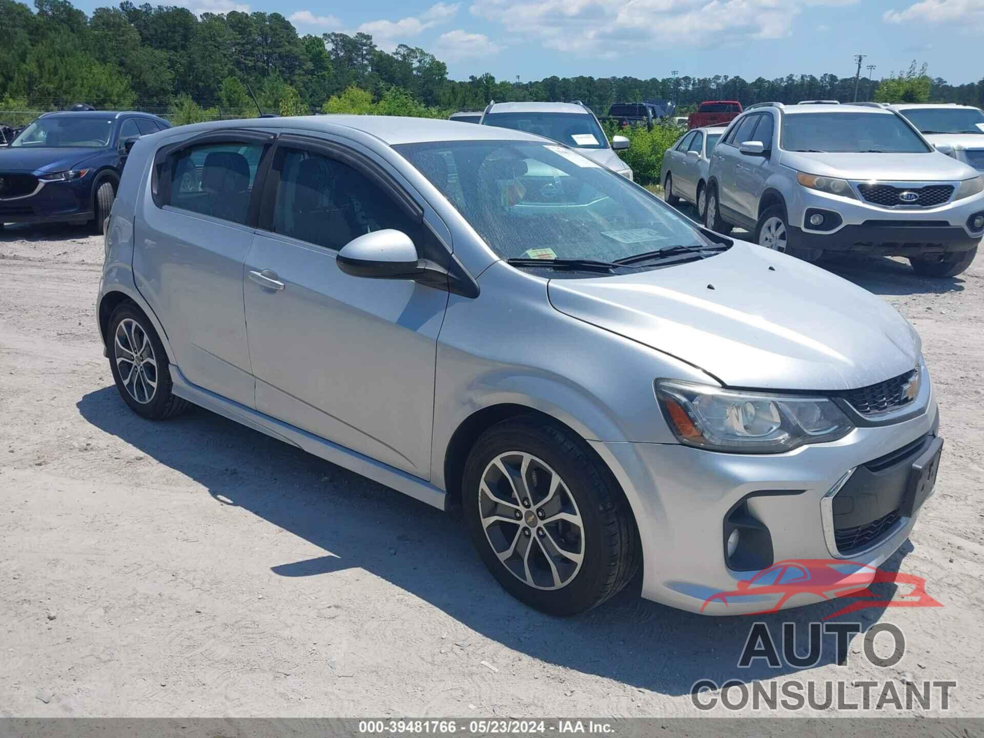 CHEVROLET SONIC 2017 - 1G1JD6SH0H4154560