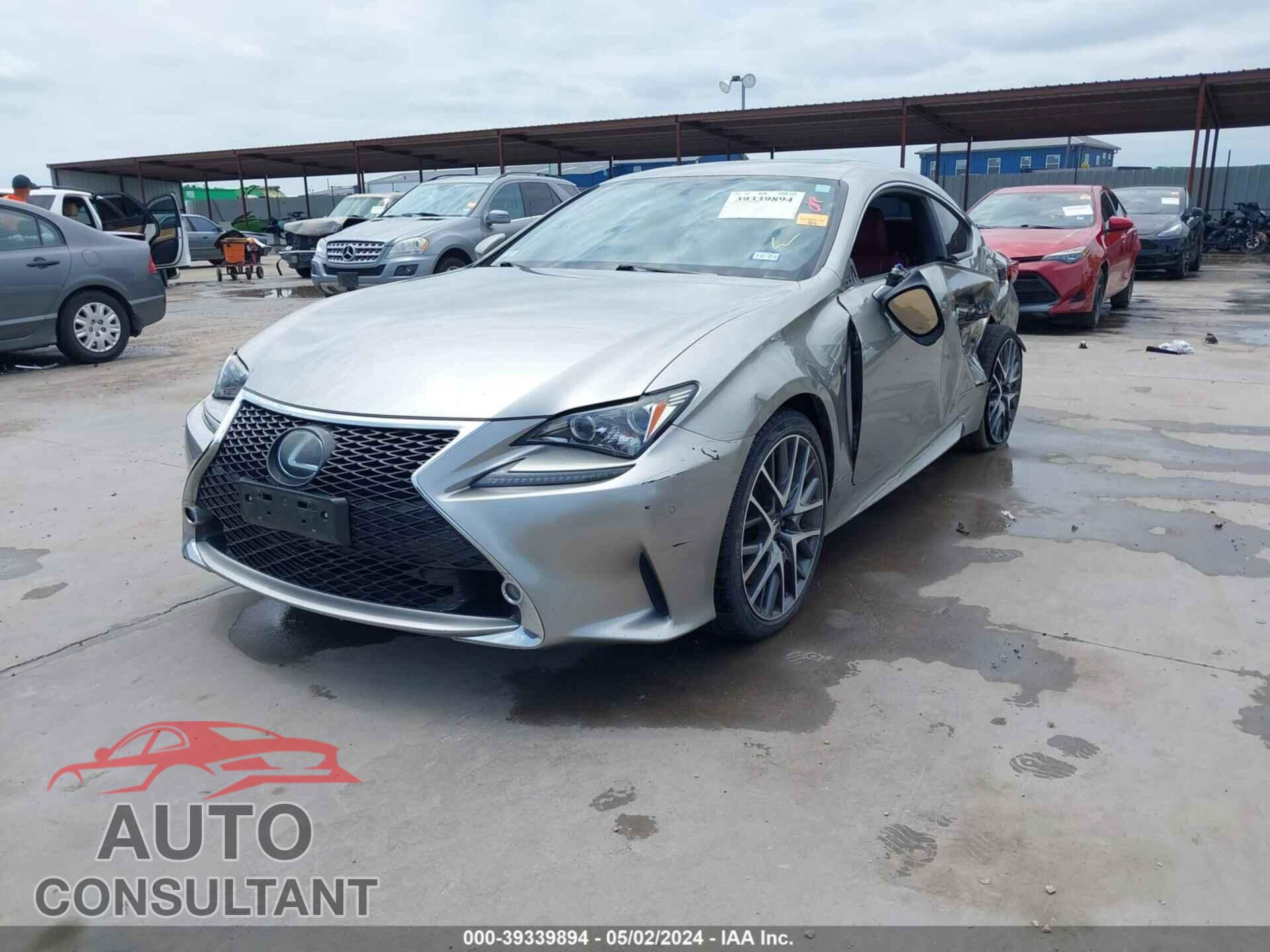 LEXUS RC 2016 - JTHHE5BC3G5011840