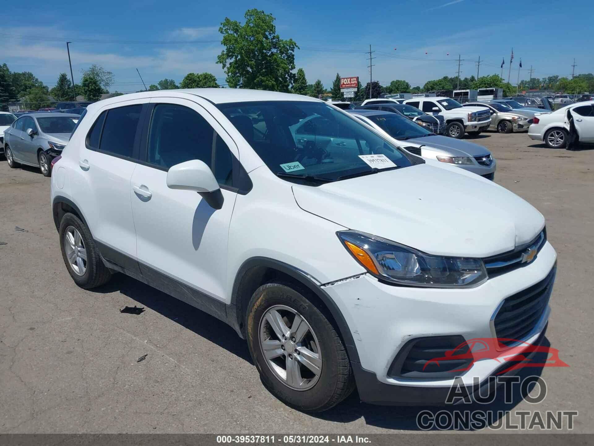 CHEVROLET TRAX 2019 - 3GNCJKSB1KL357463