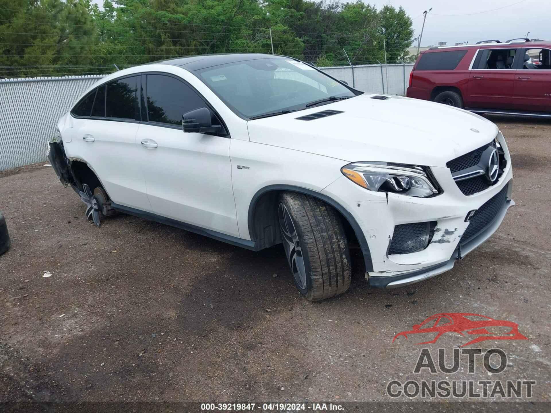 MERCEDES-BENZ AMG GLE 43 COUPE 2017 - 4JGED6EB2HA065750
