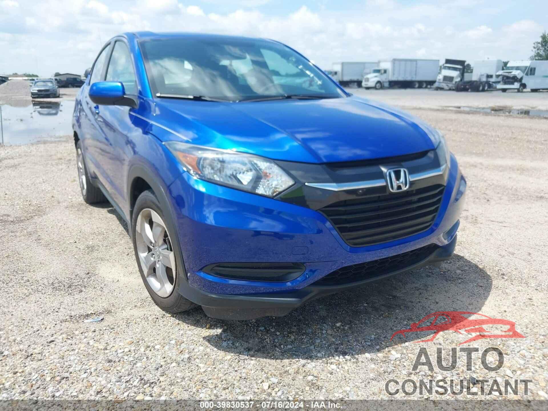HONDA HR-V 2018 - 3CZRU5H30JM712847