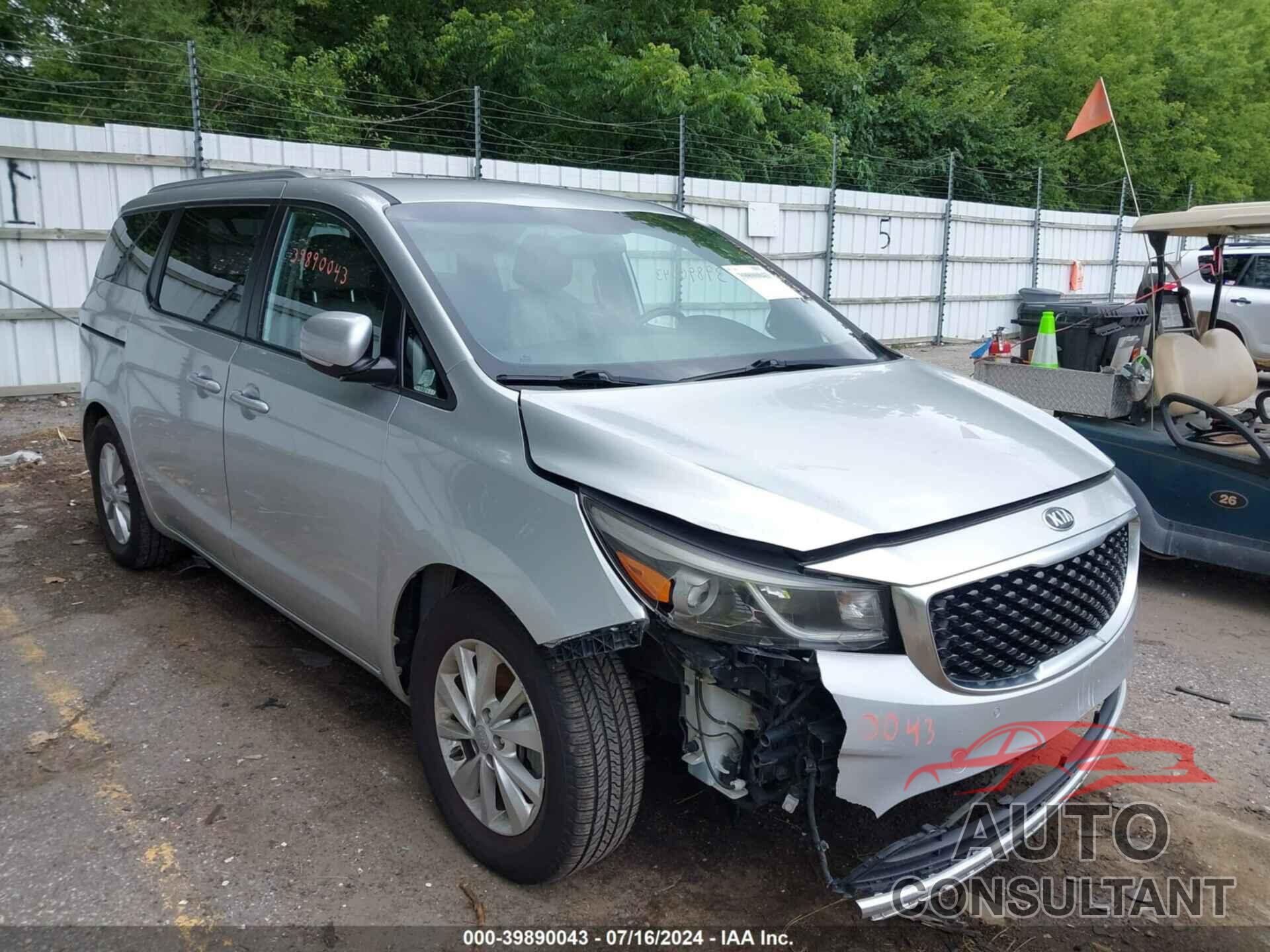 KIA SEDONA 2016 - KNDMB5C11G6212443